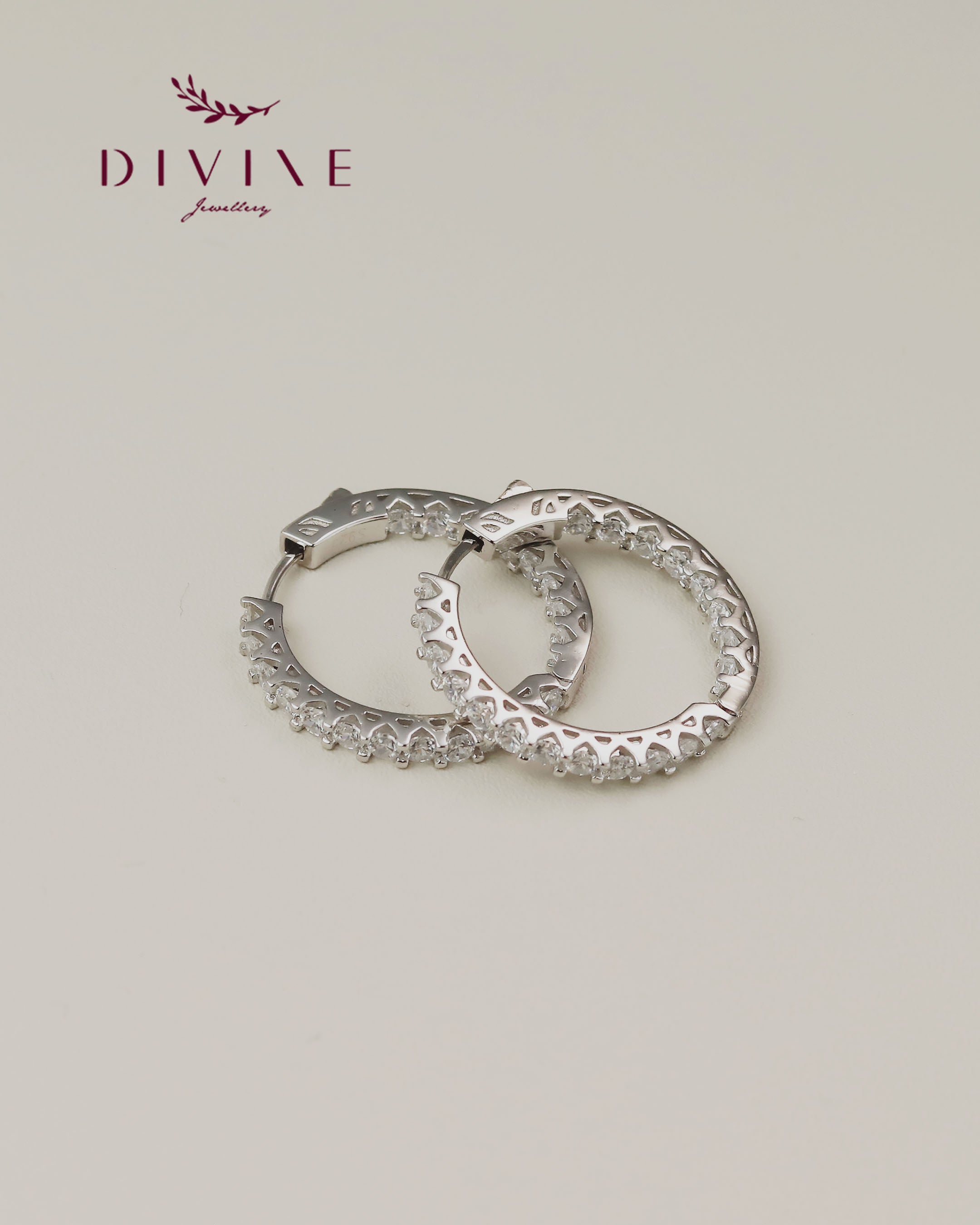 Silver earrings 146