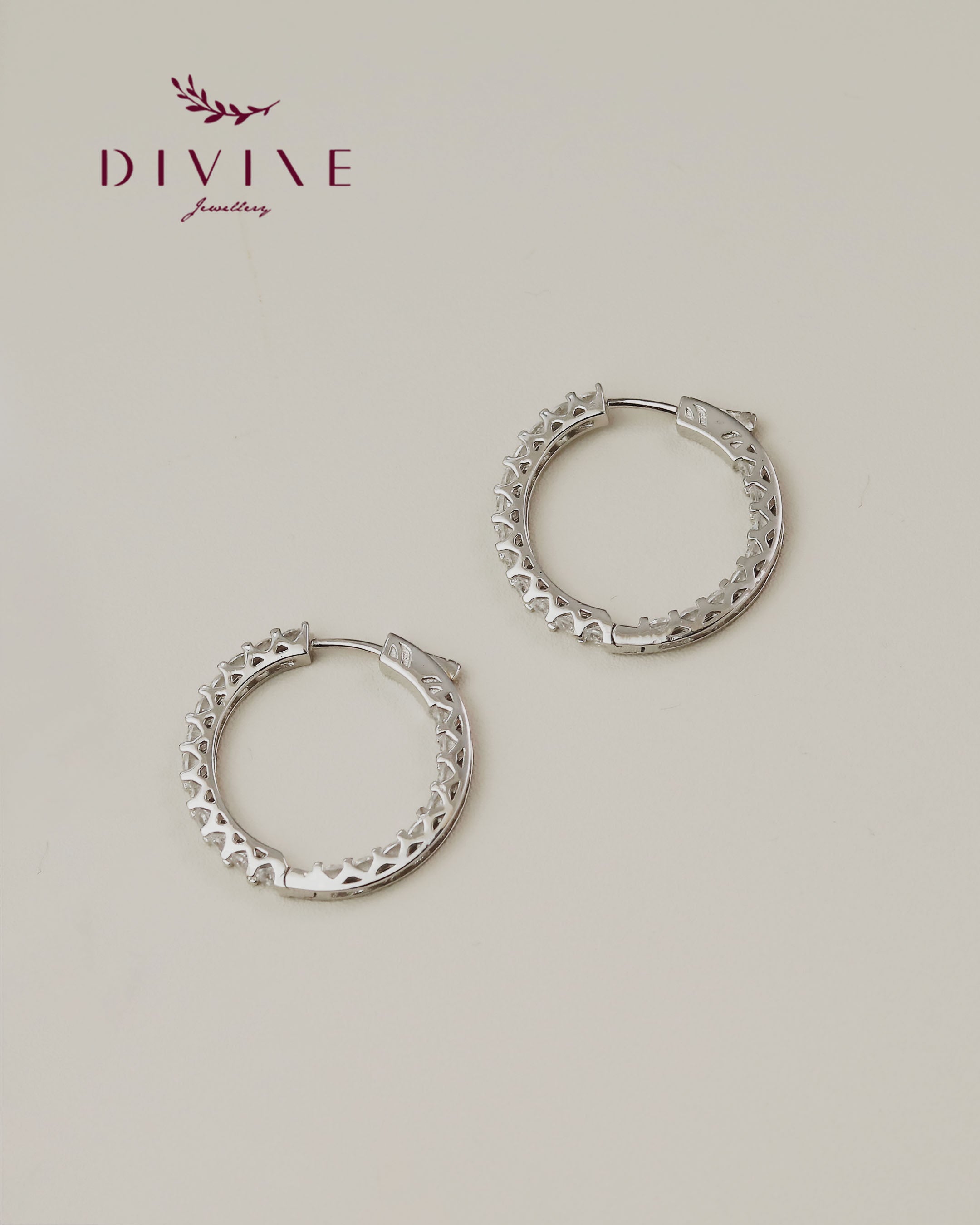 Silver earrings 146