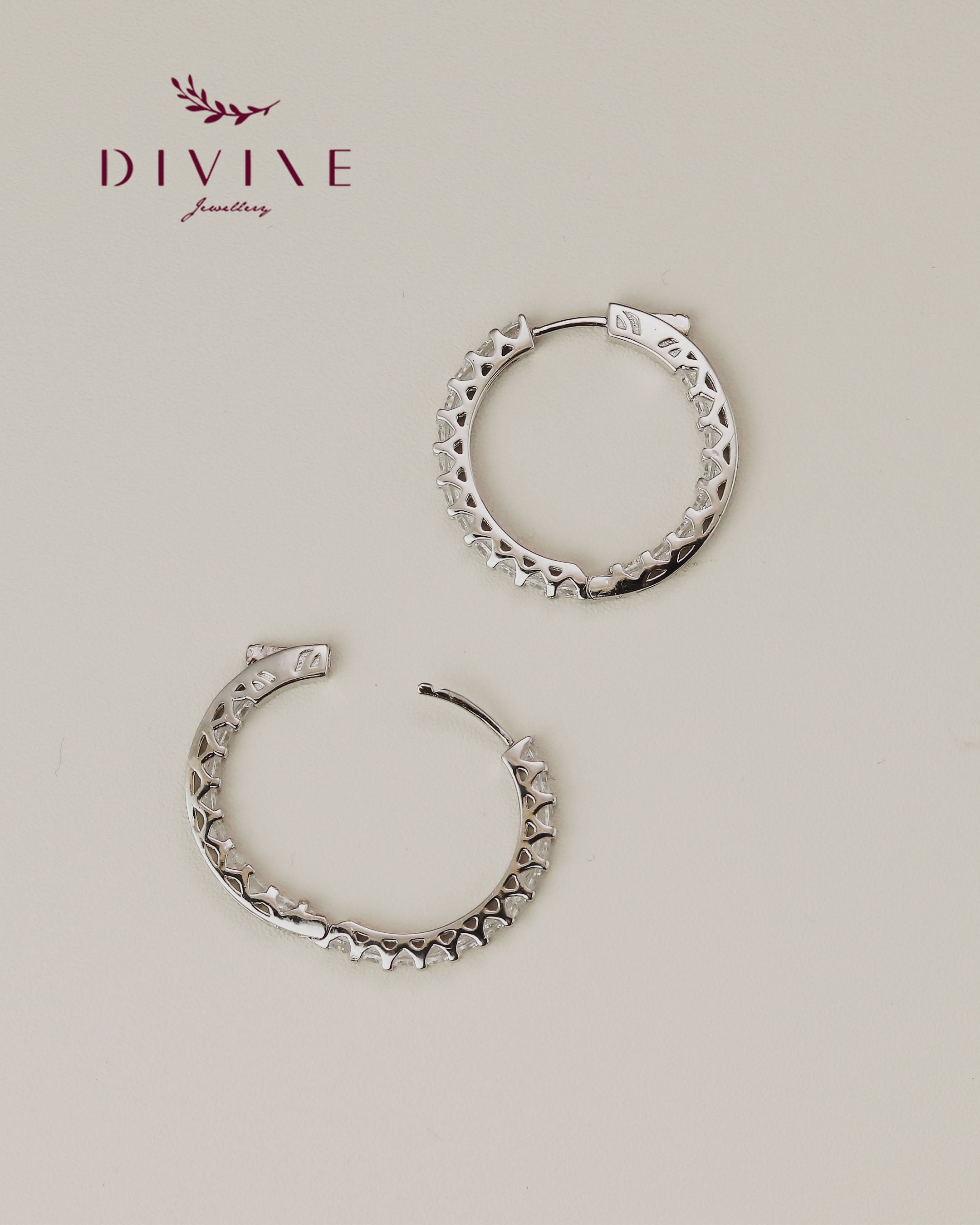 Silver earrings 146