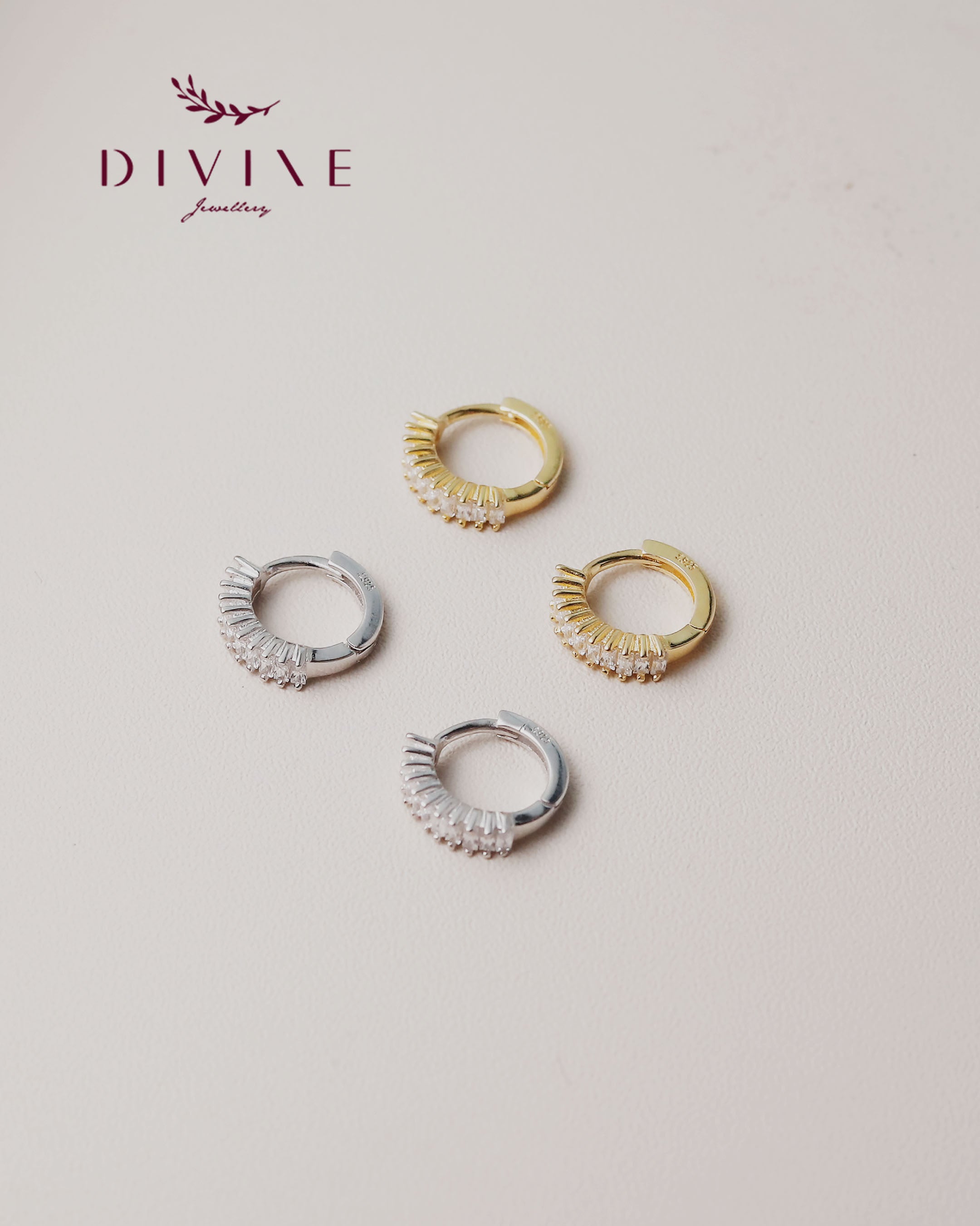 Silver earrings 153