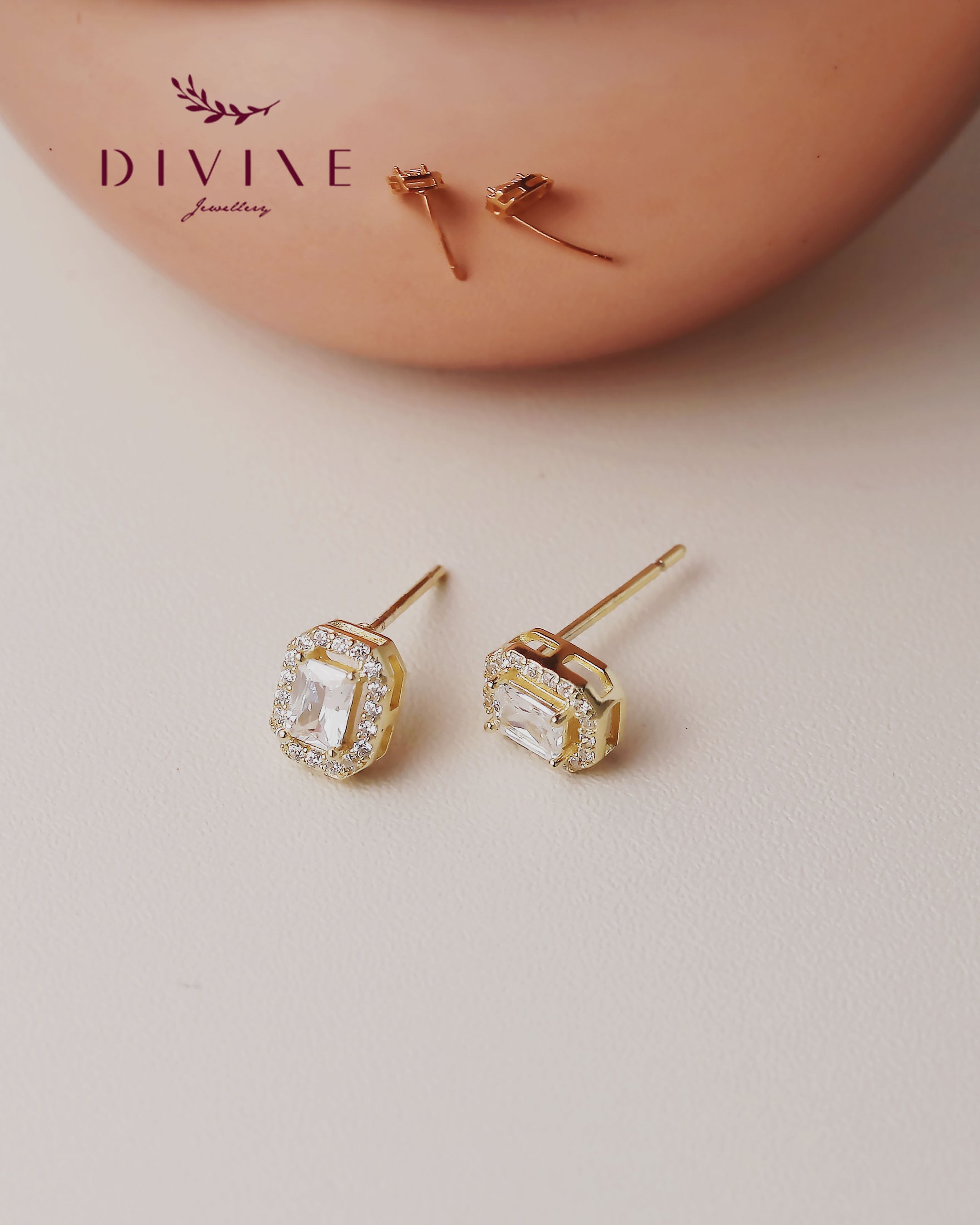 Silver earrings 155