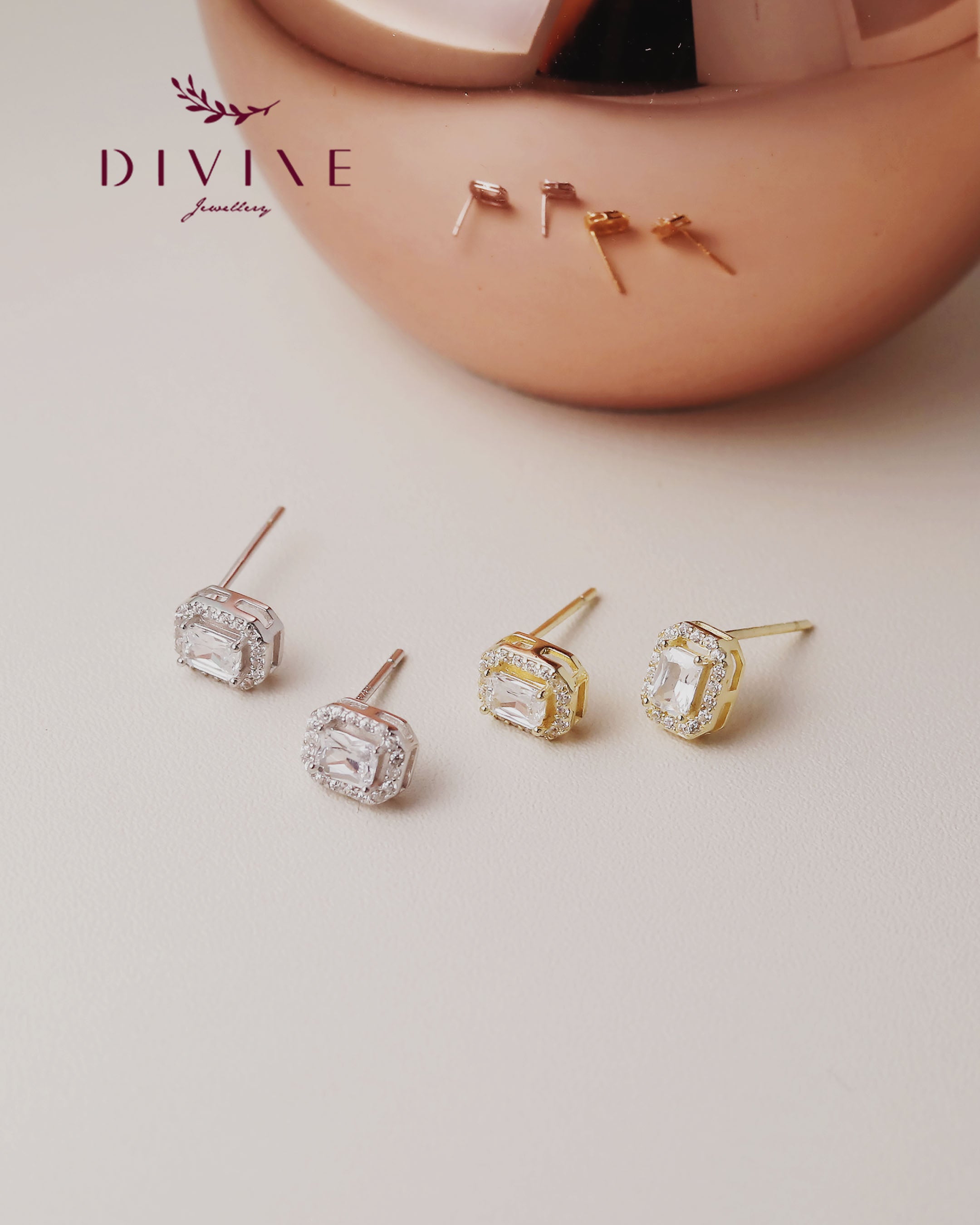Silver earrings 155