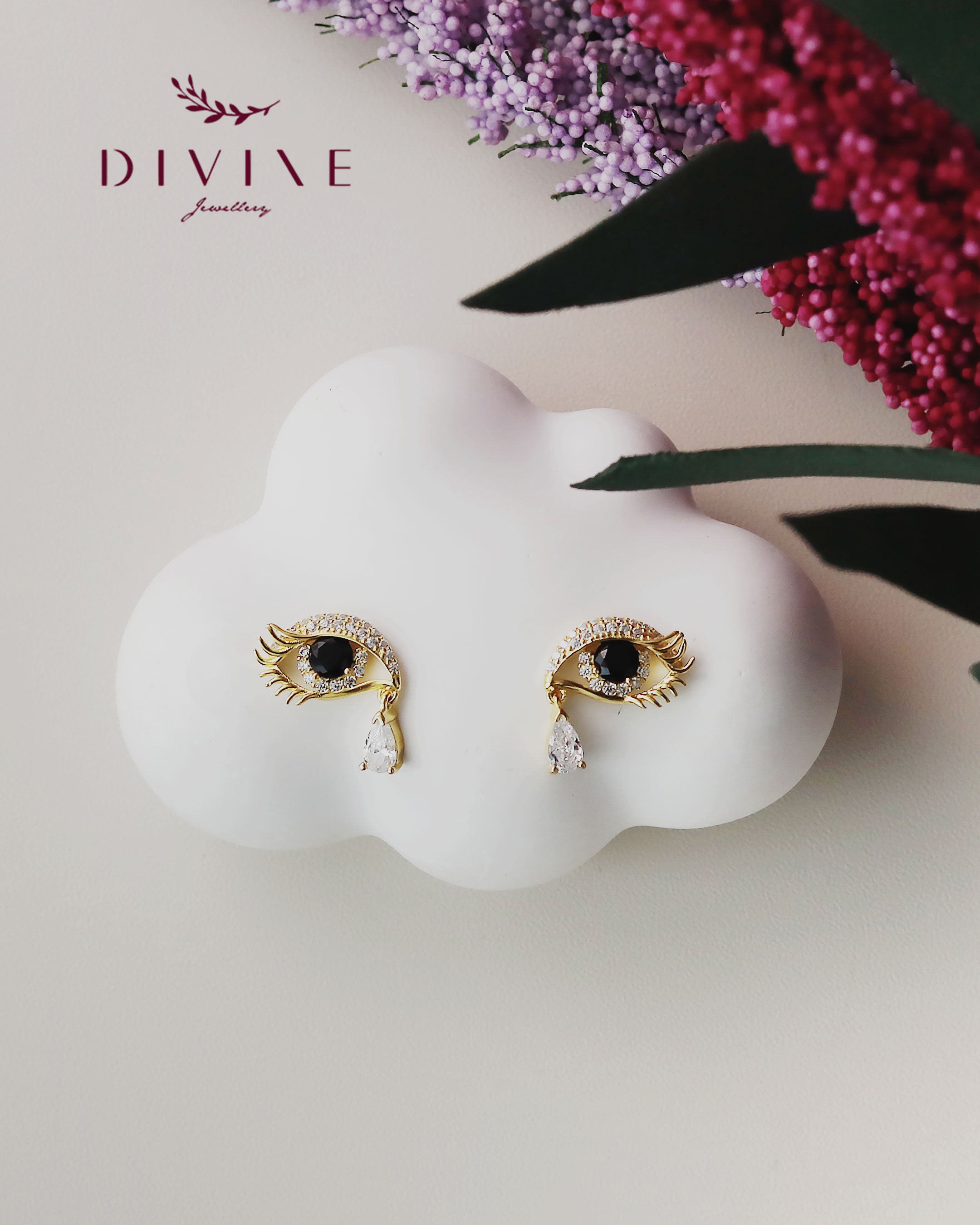 Silver earrings 156