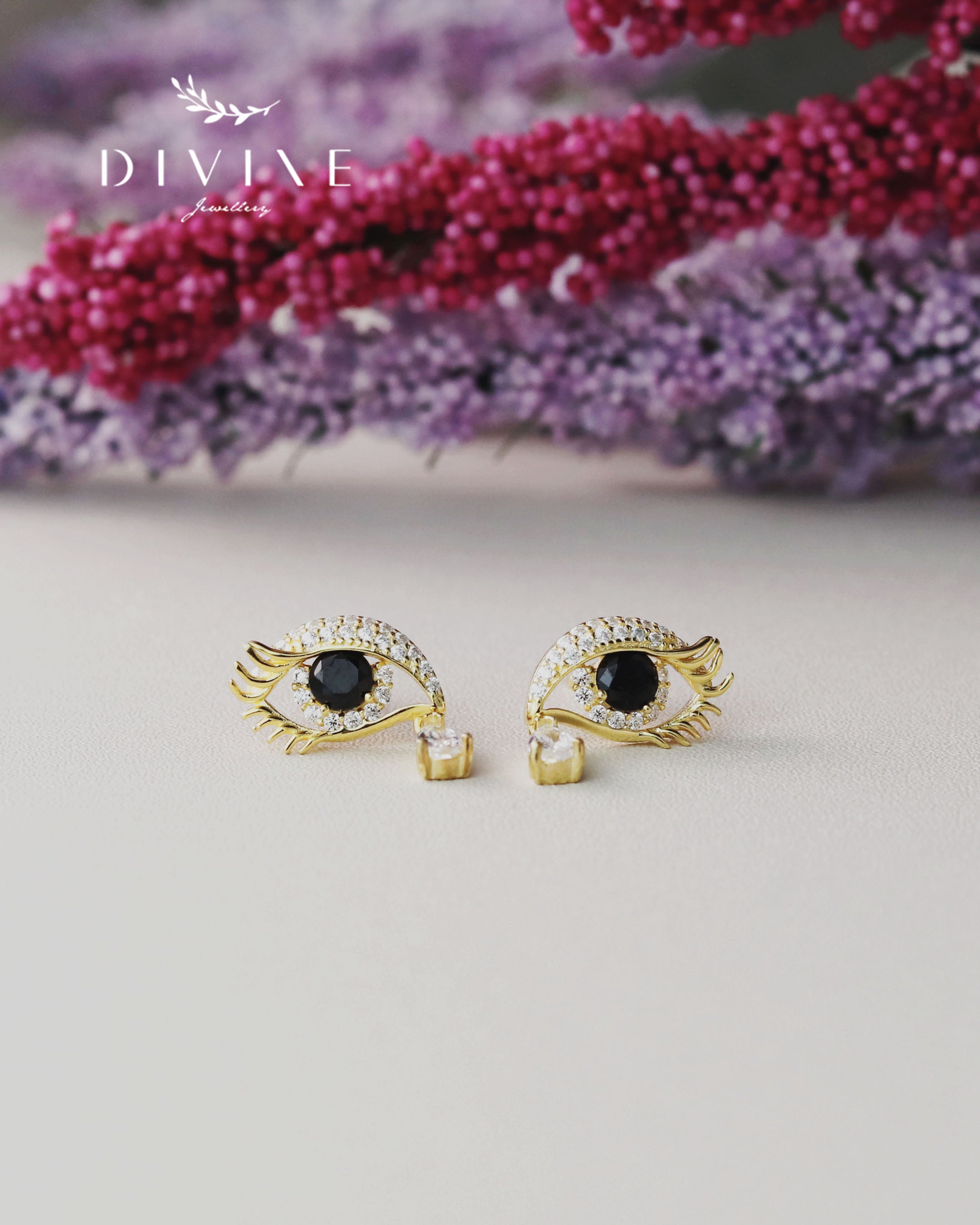 Silver earrings 156