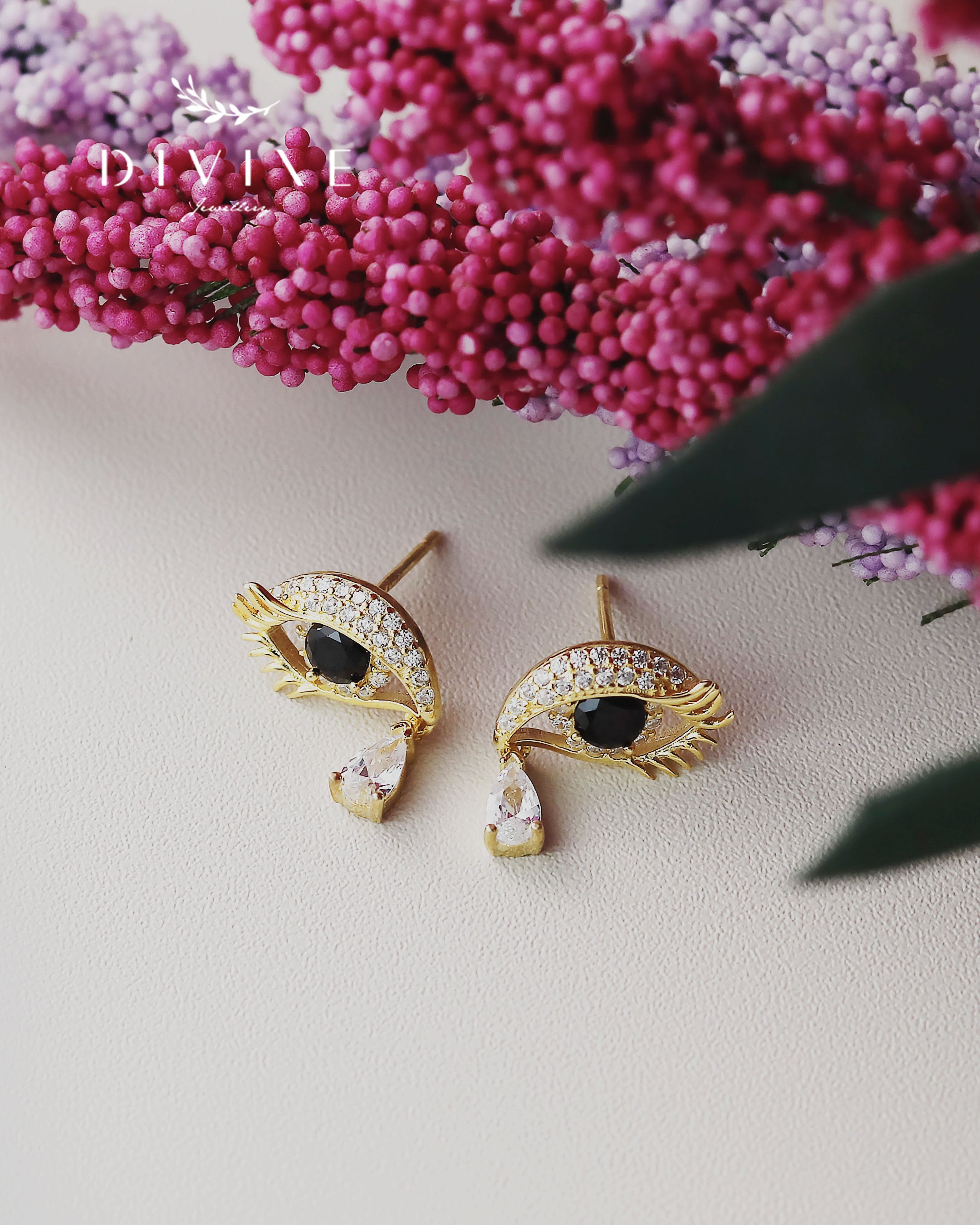 Silver earrings 156