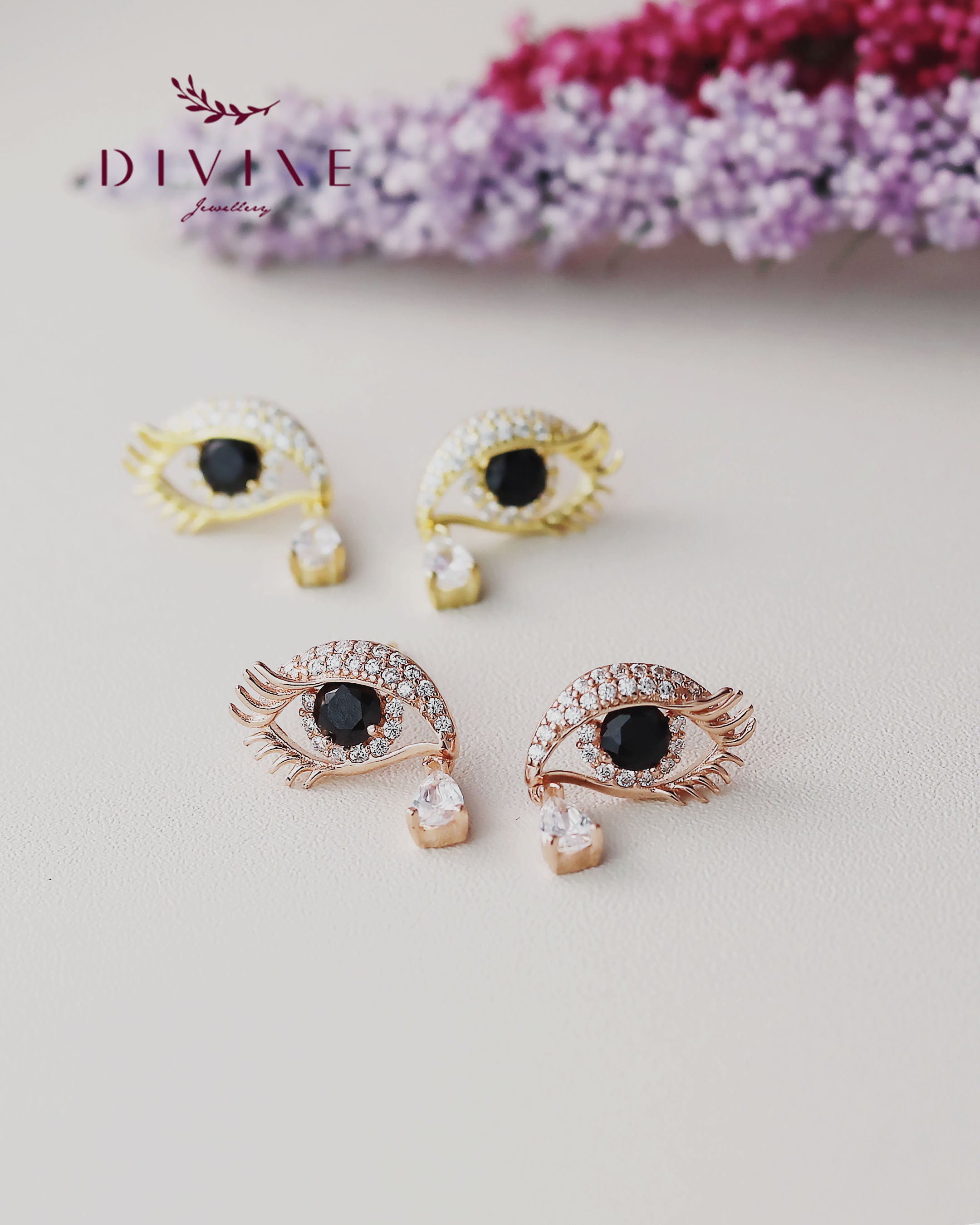 Silver earrings 156