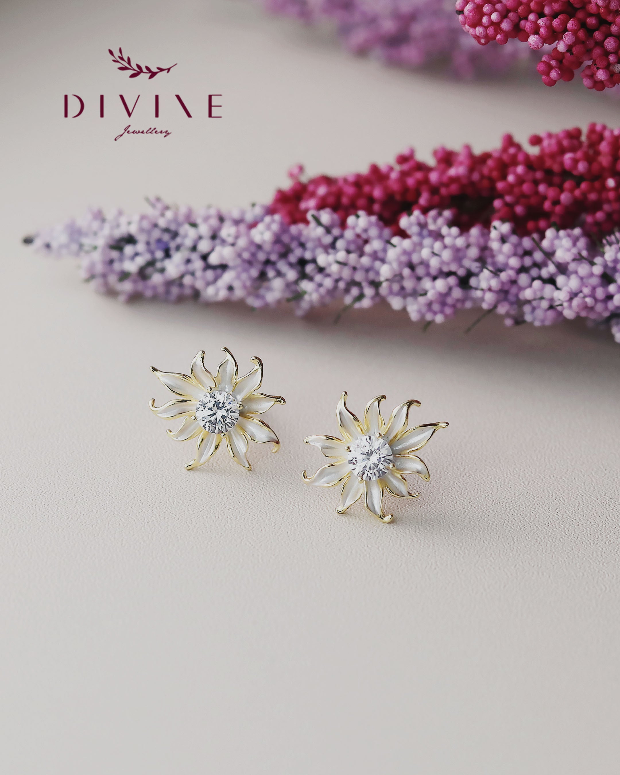 Silver earrings 157