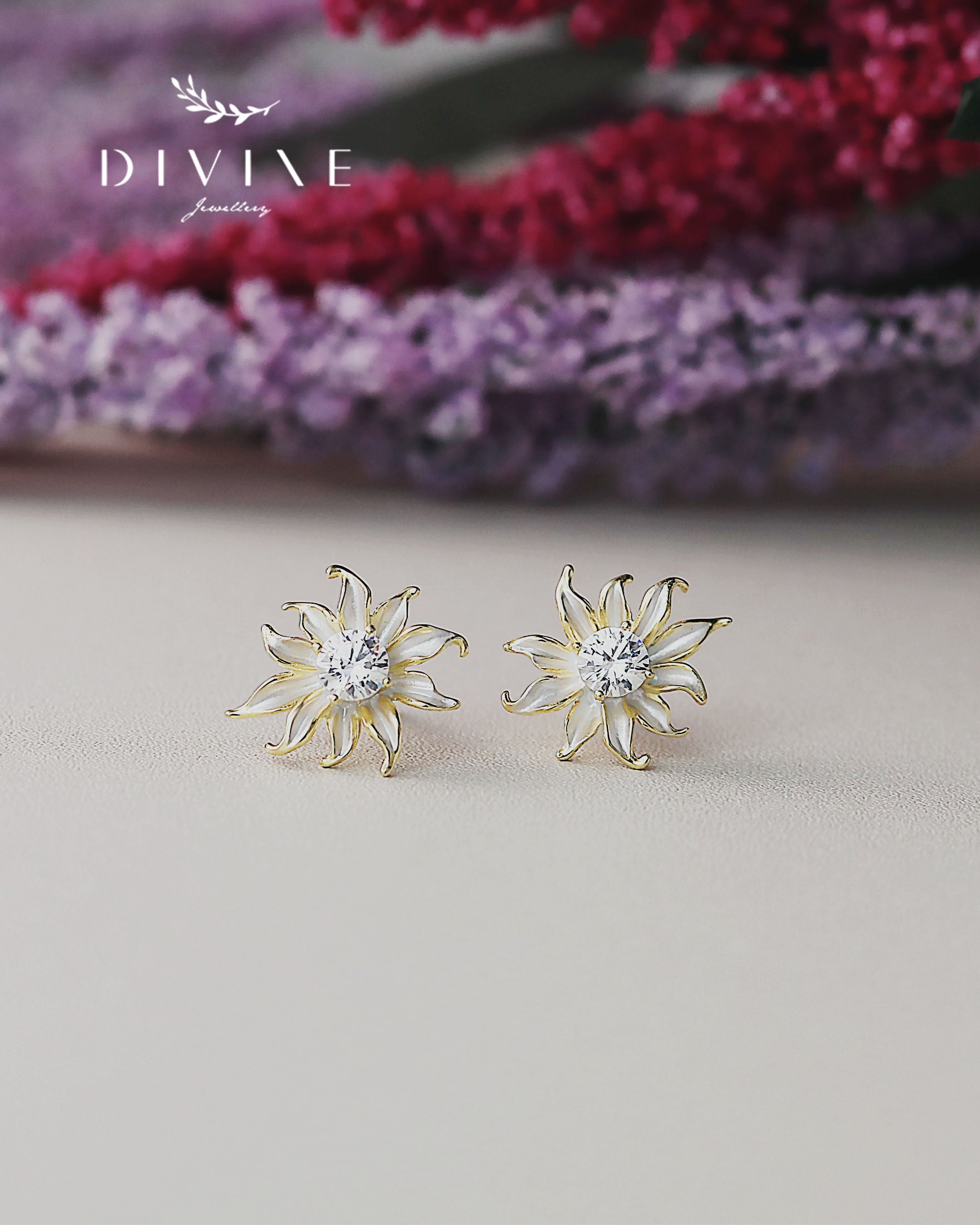 Silver earrings 157