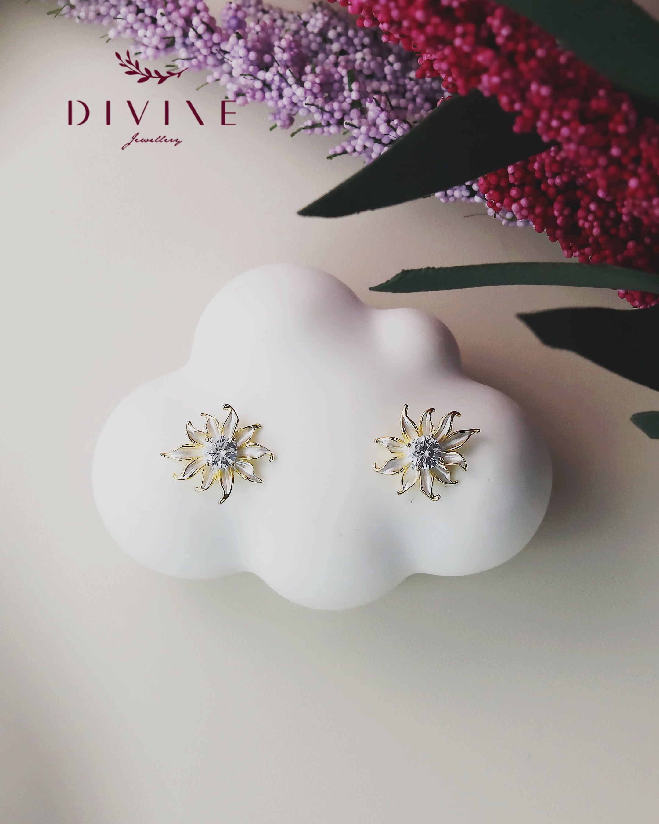 Silver earrings 157