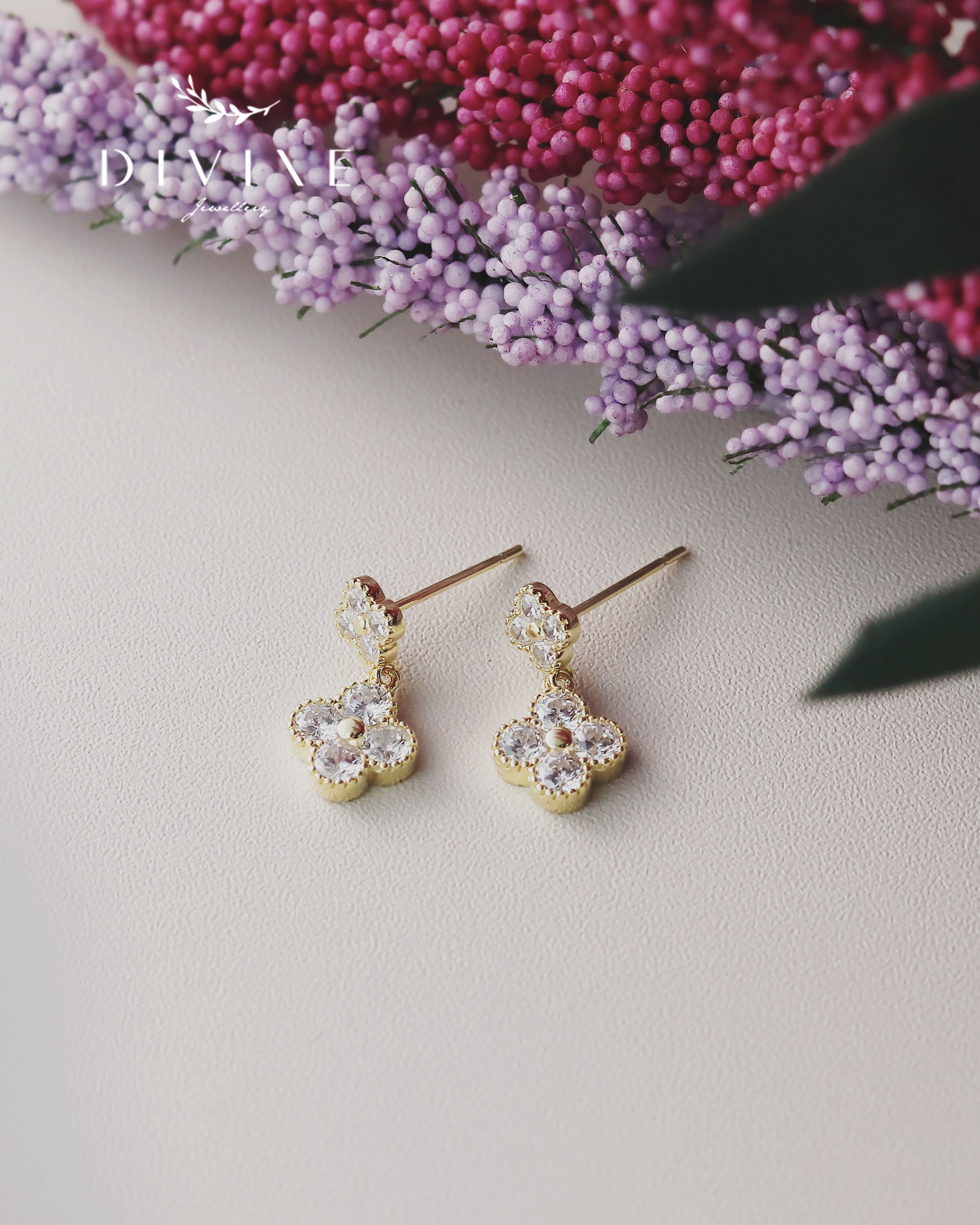 Silver earrings 158