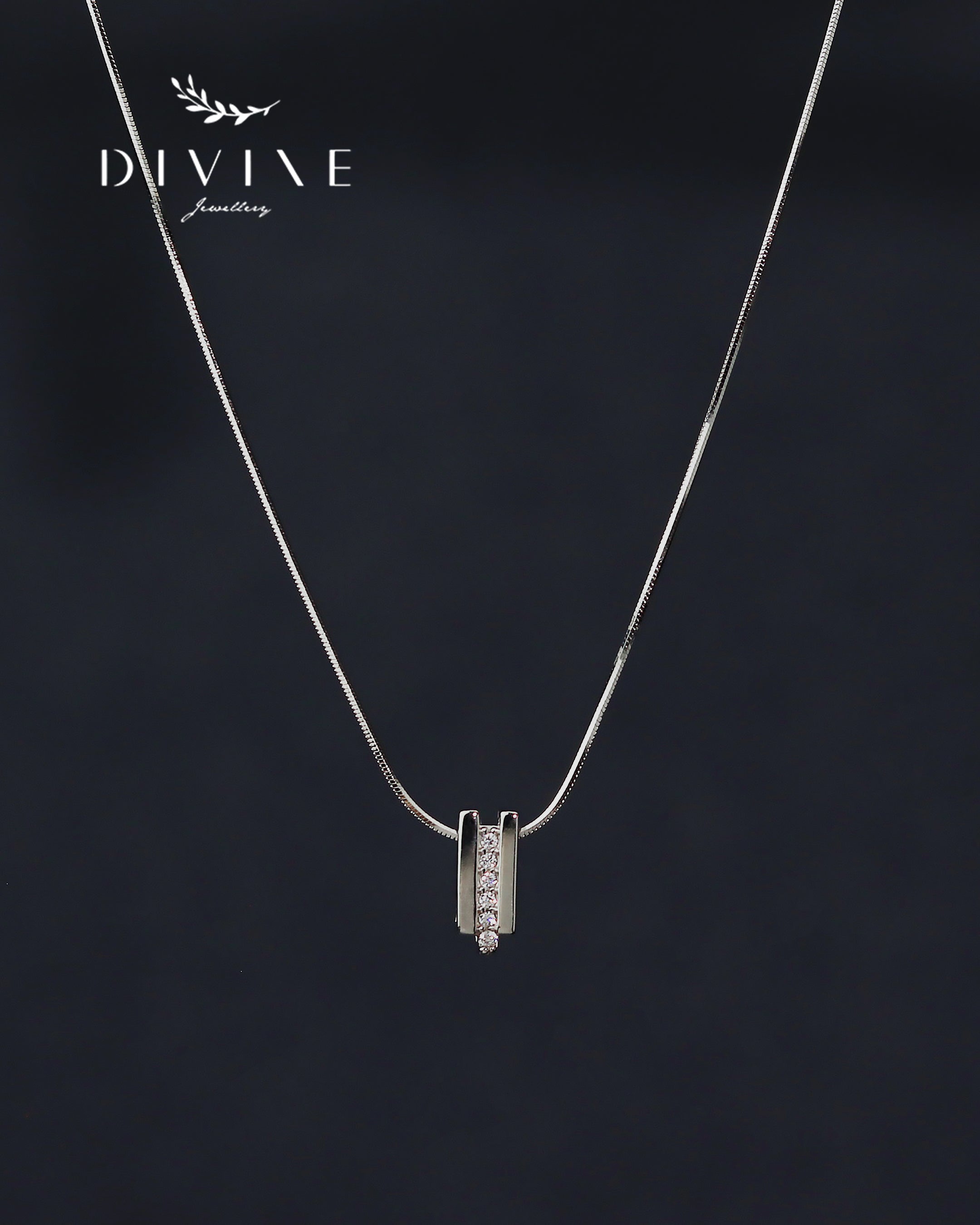 Silver Necklace 157