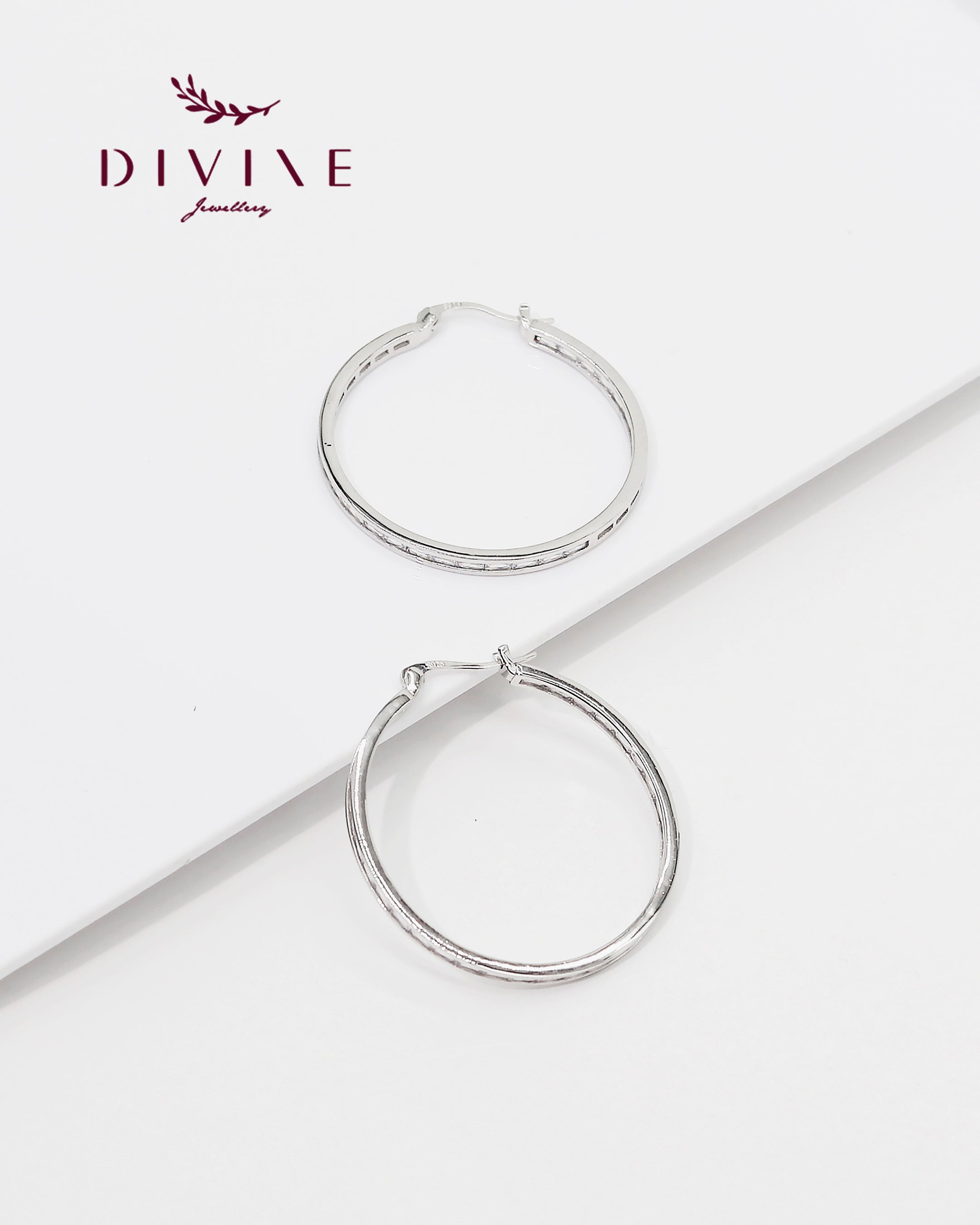 Silver earrings 100