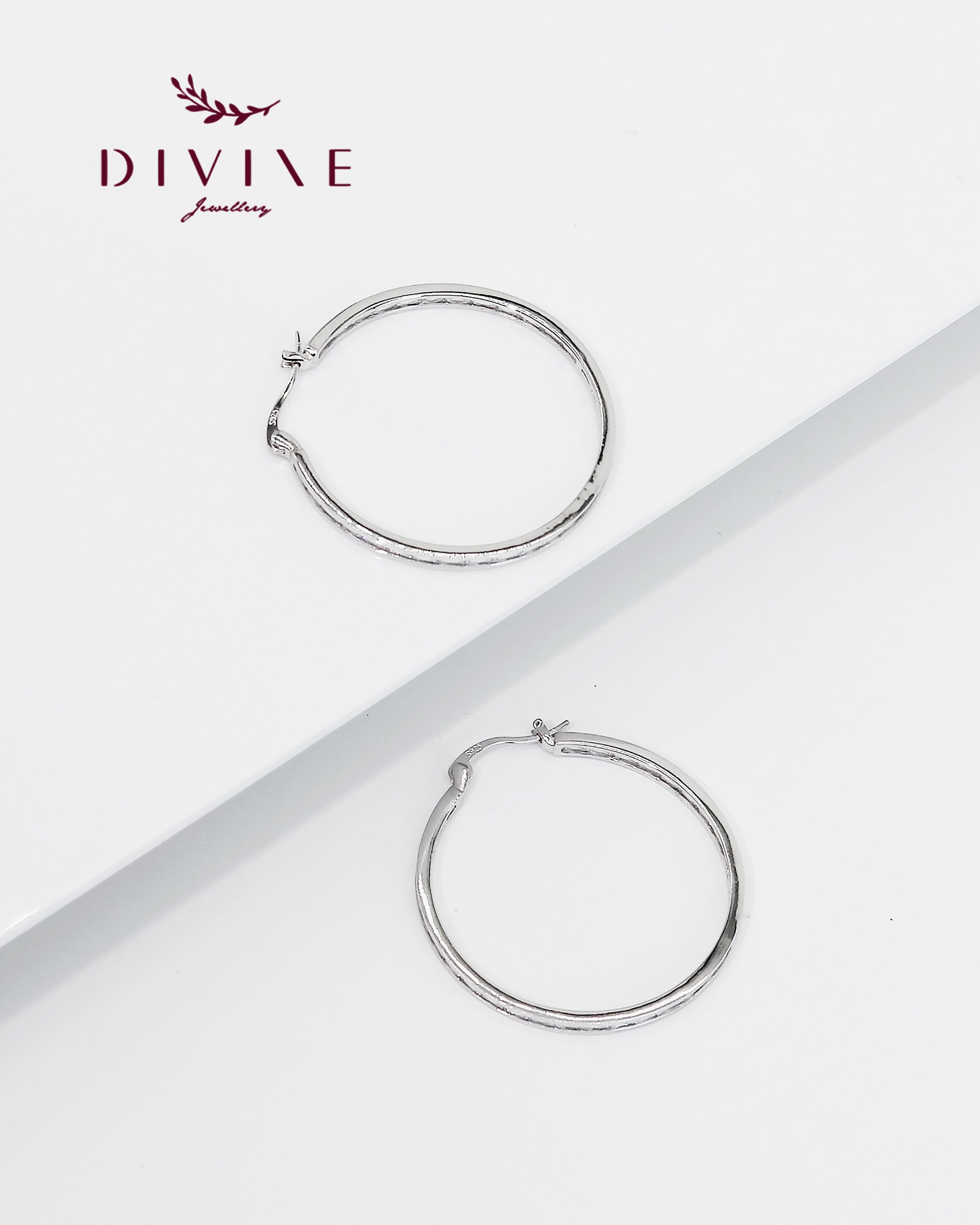 Silver earrings 100