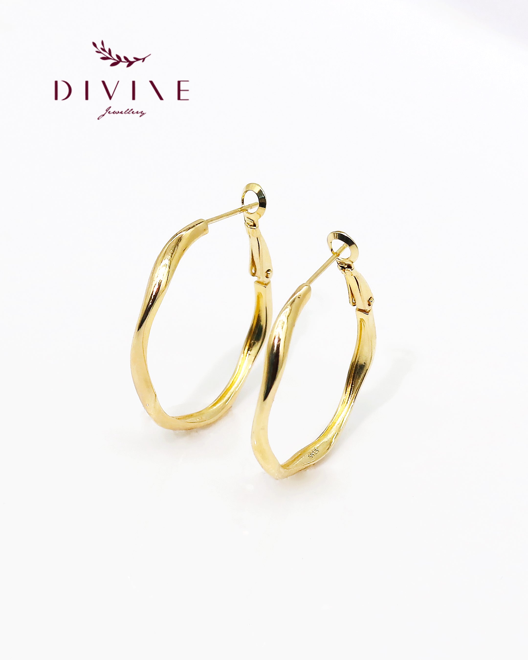 Silver earrings 105