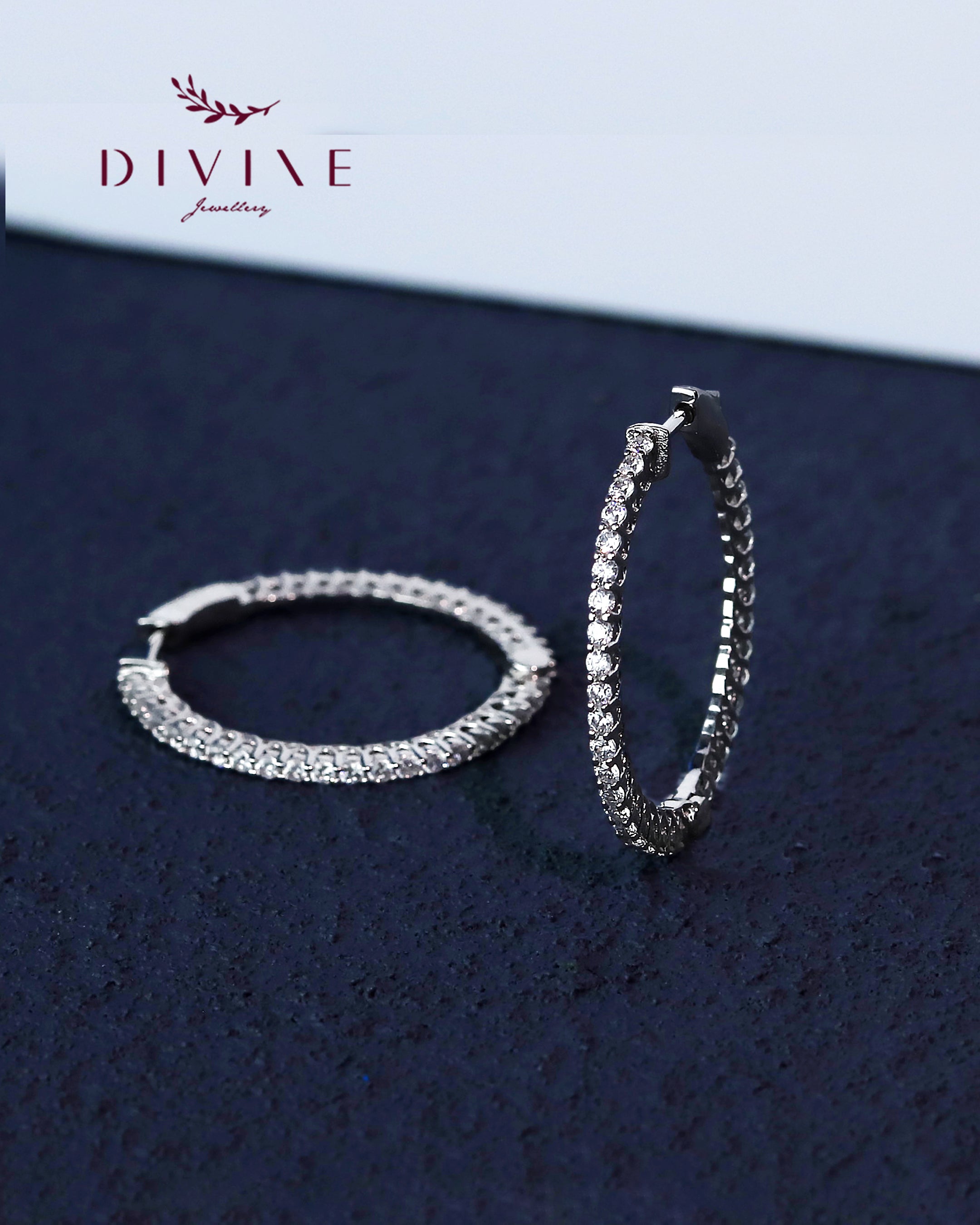 Silver earrings 113