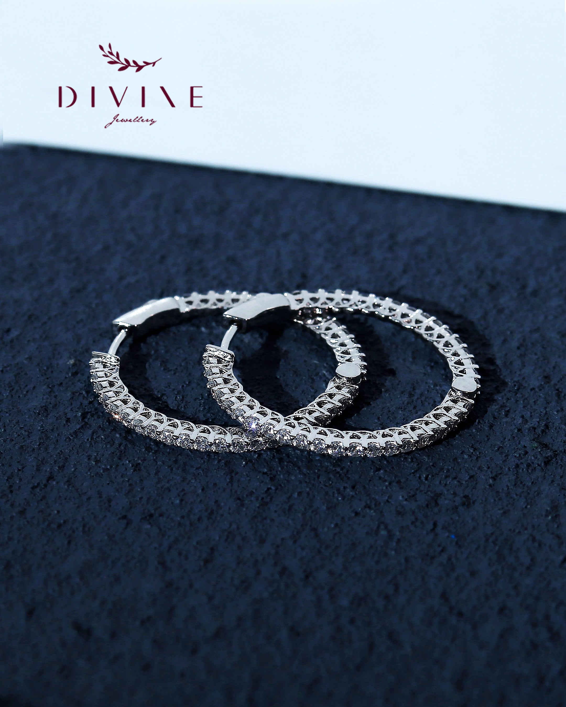 Silver earrings 113