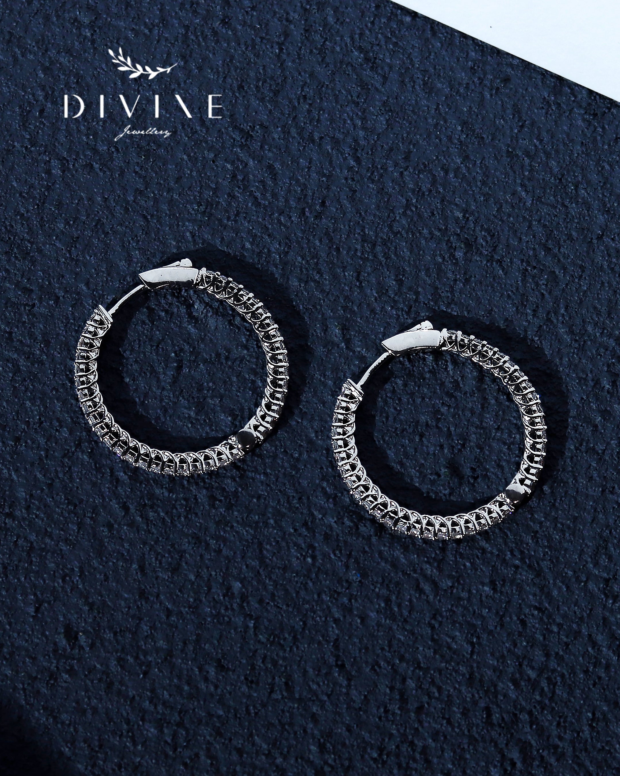 Silver earrings 113