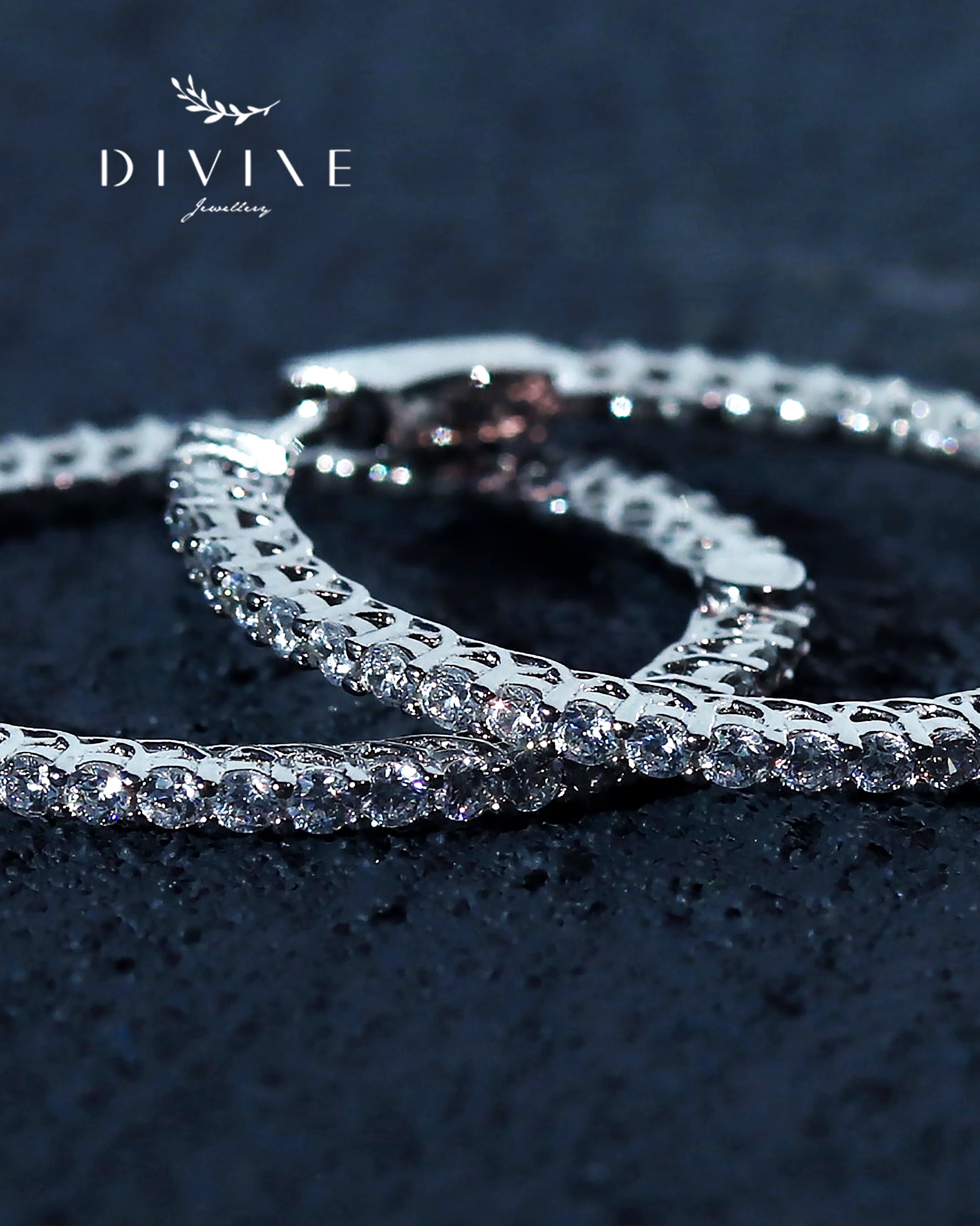 Silver earrings 113