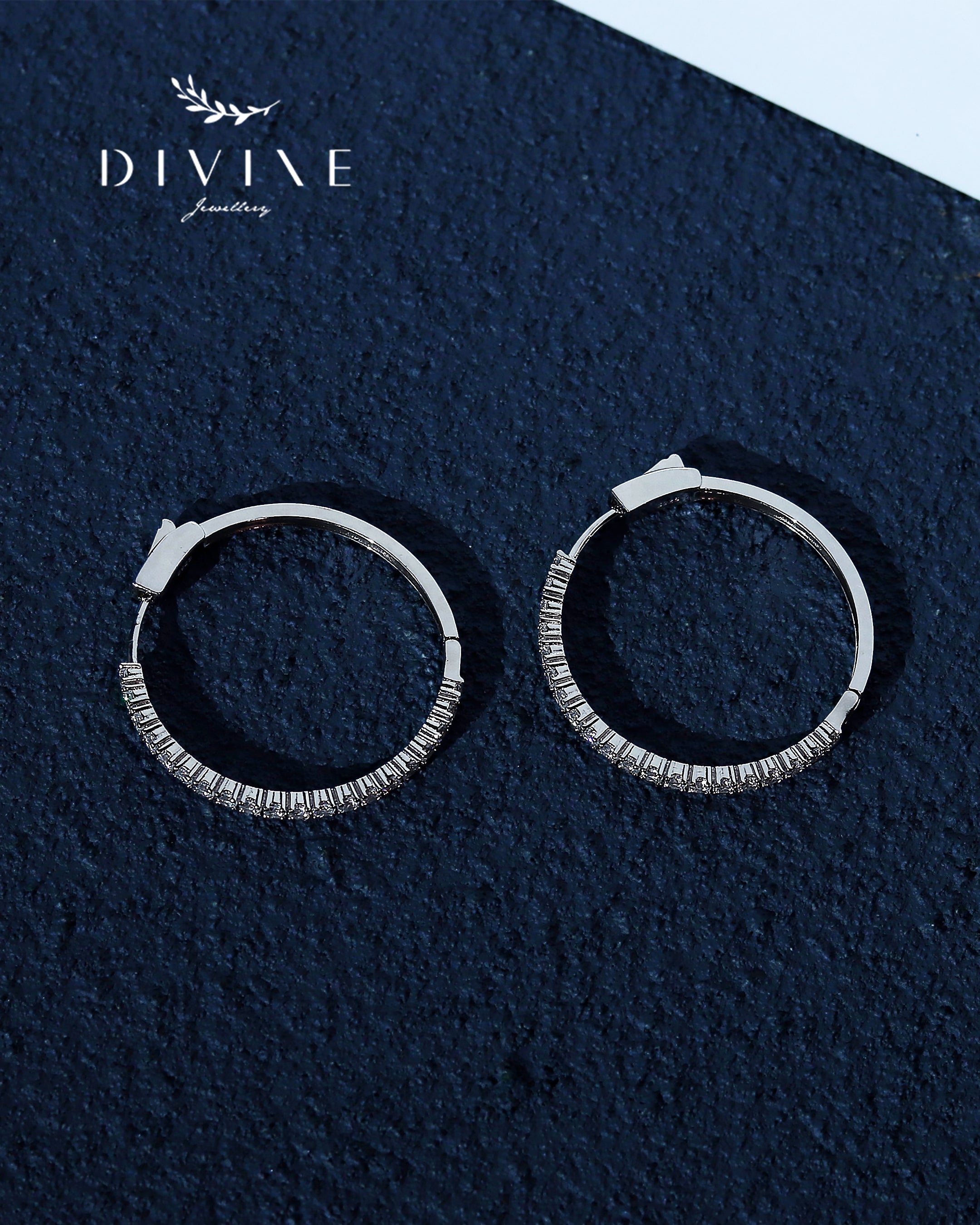 Silver earrings 114