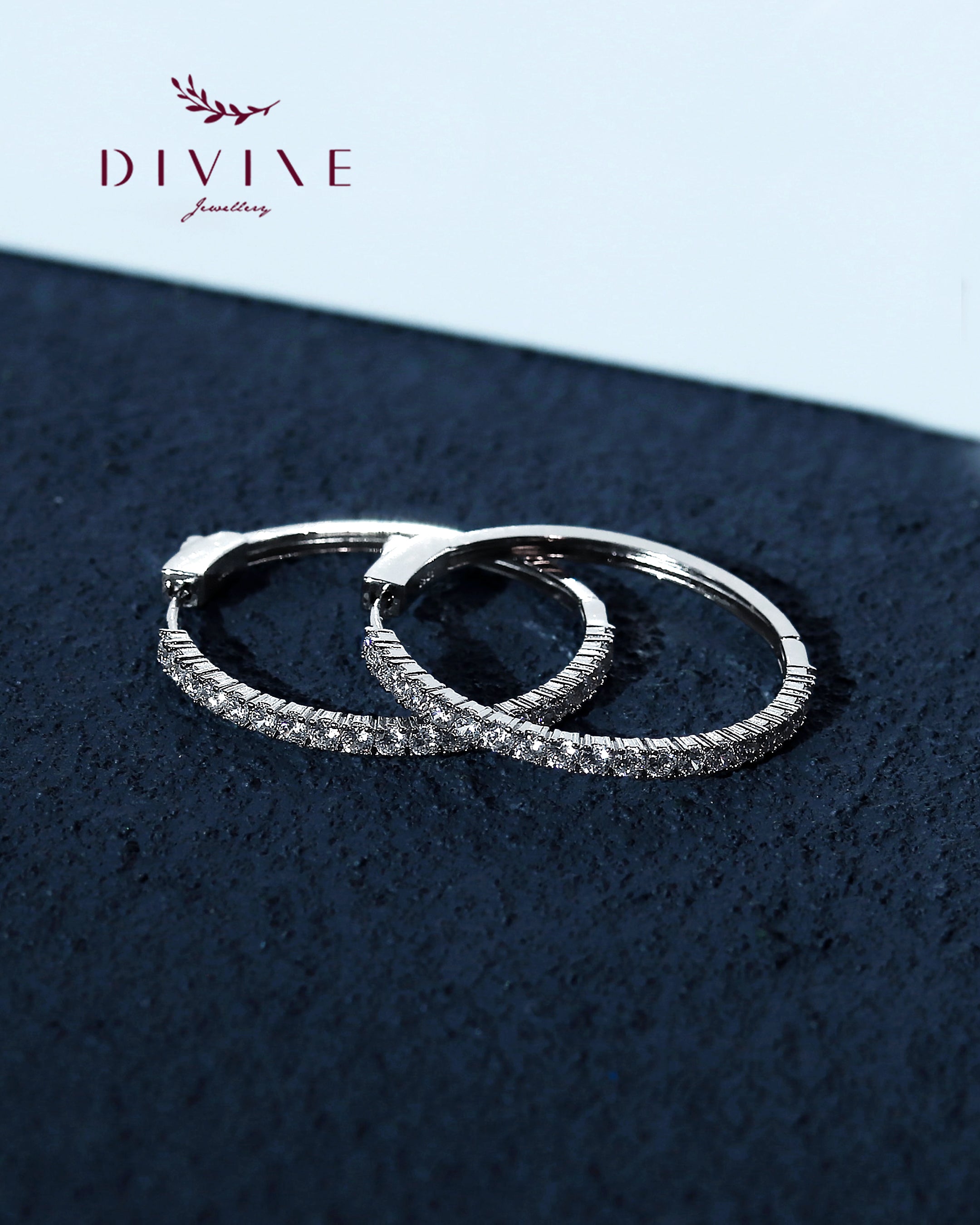 Silver earrings 114