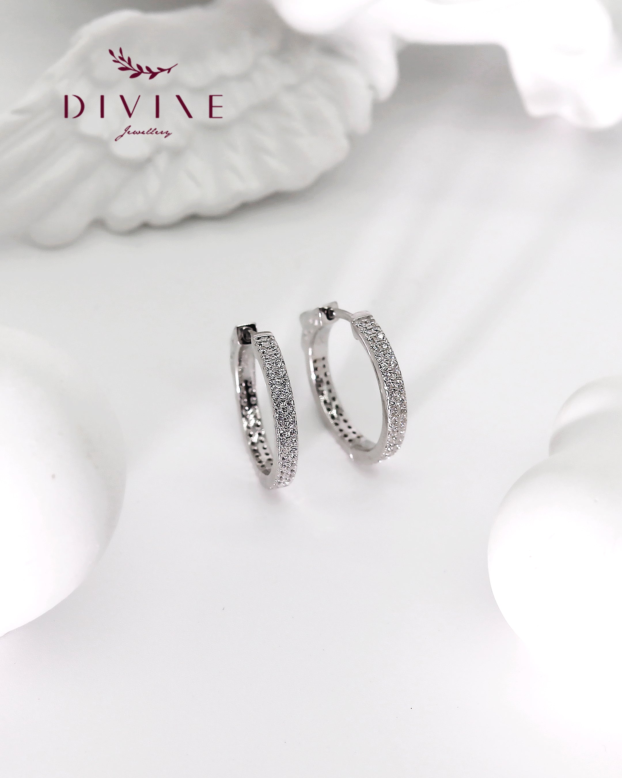 Silver earrings 111