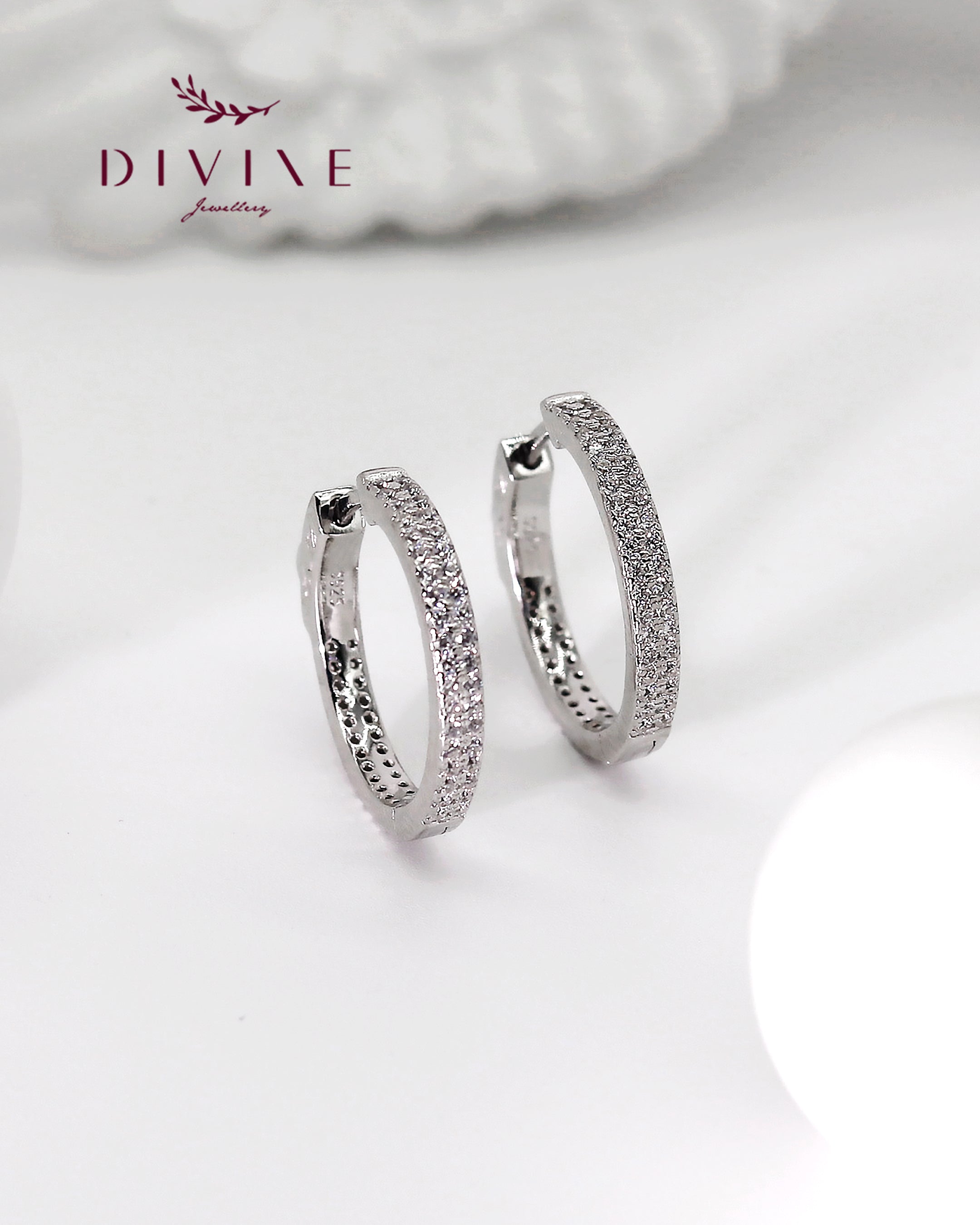 Silver earrings 111