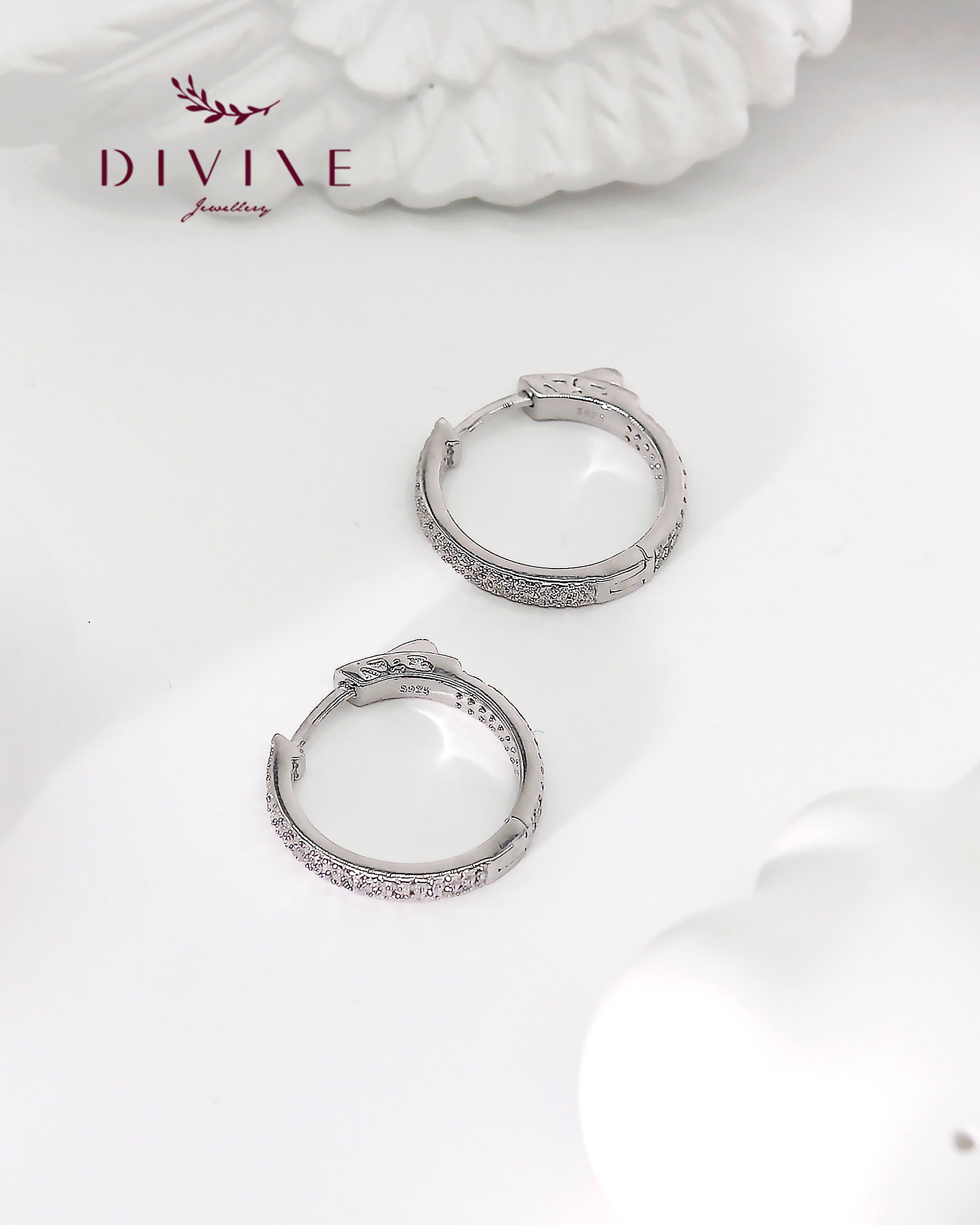 Silver earrings 111