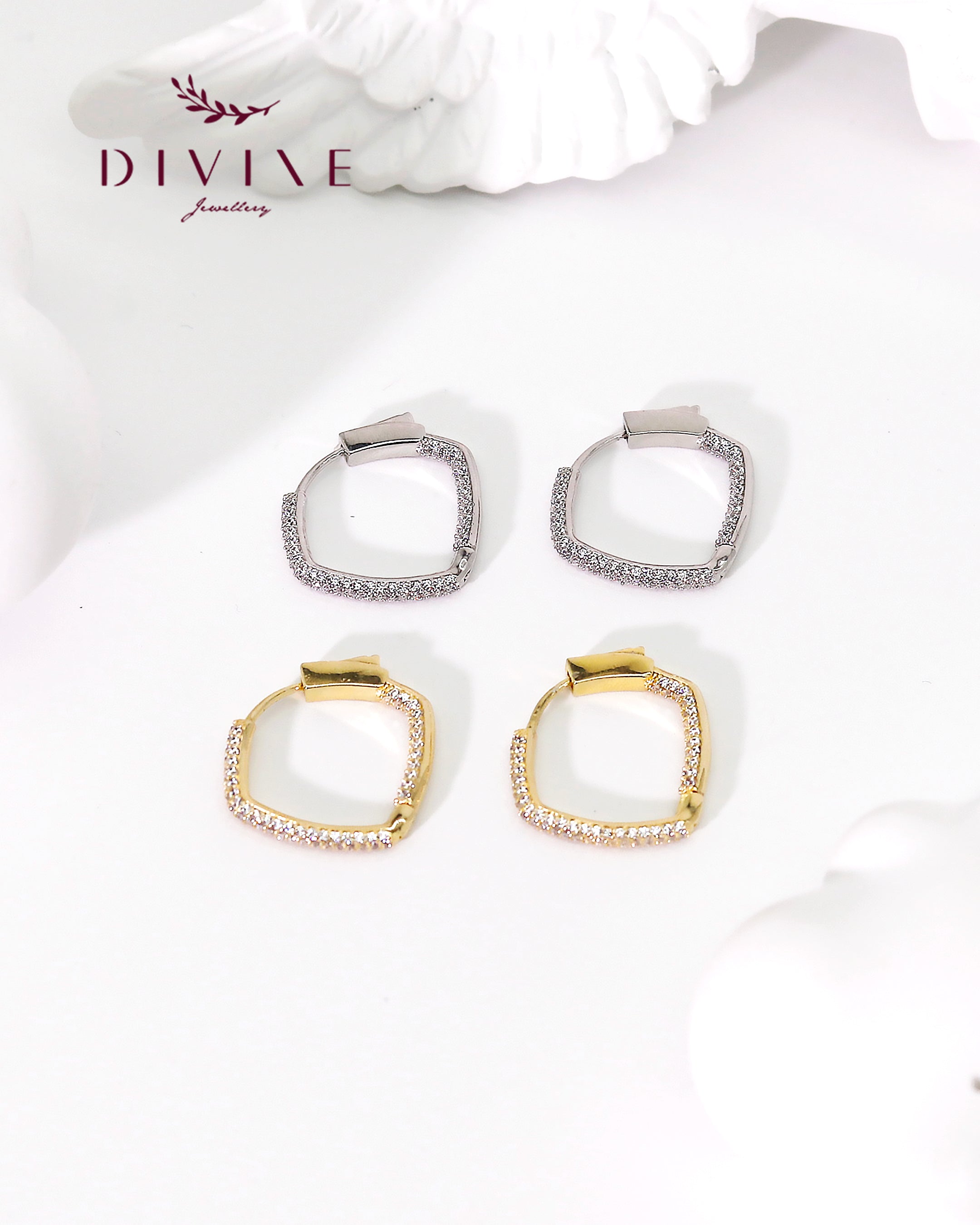 Silver earrings 110