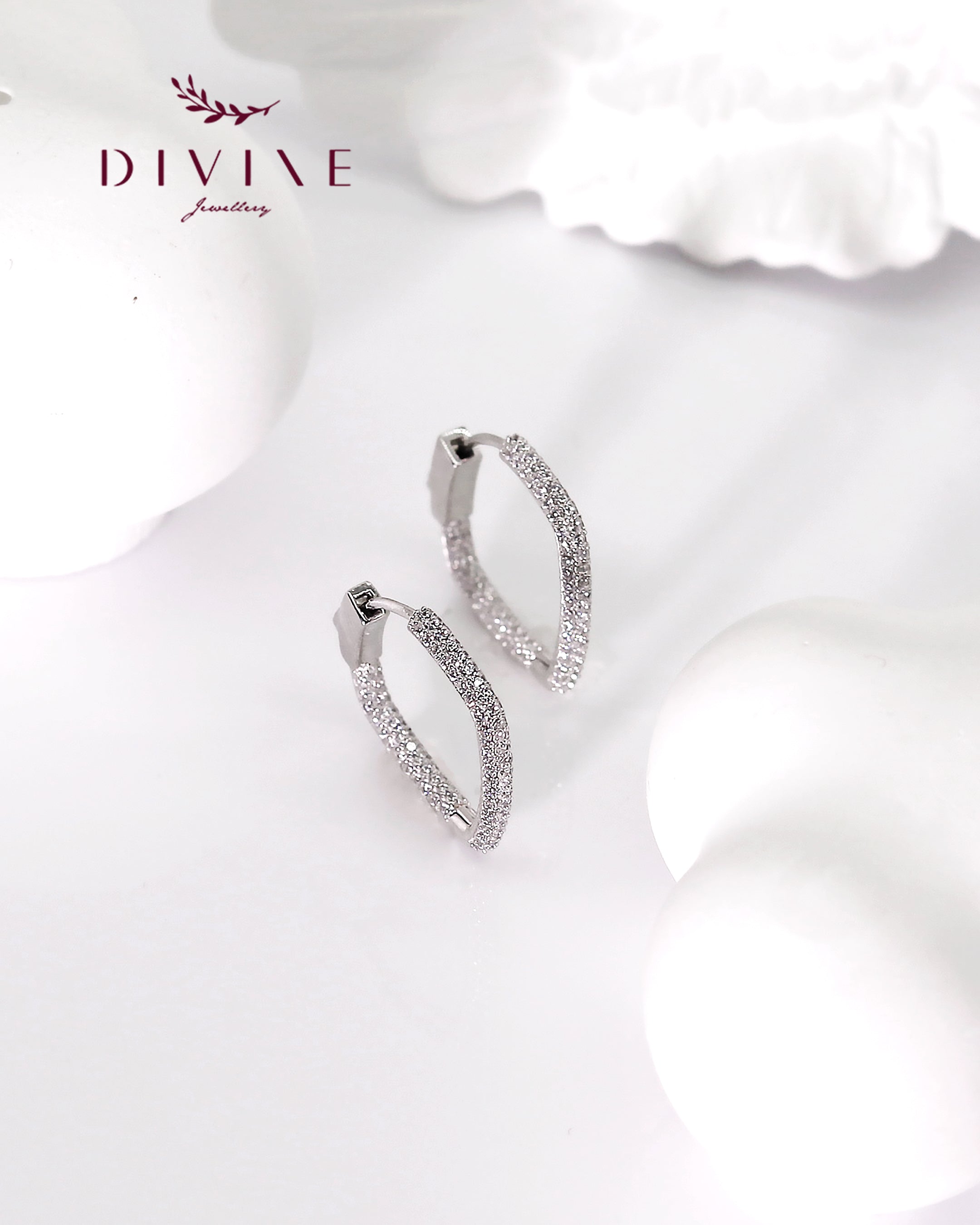 Silver earrings 110