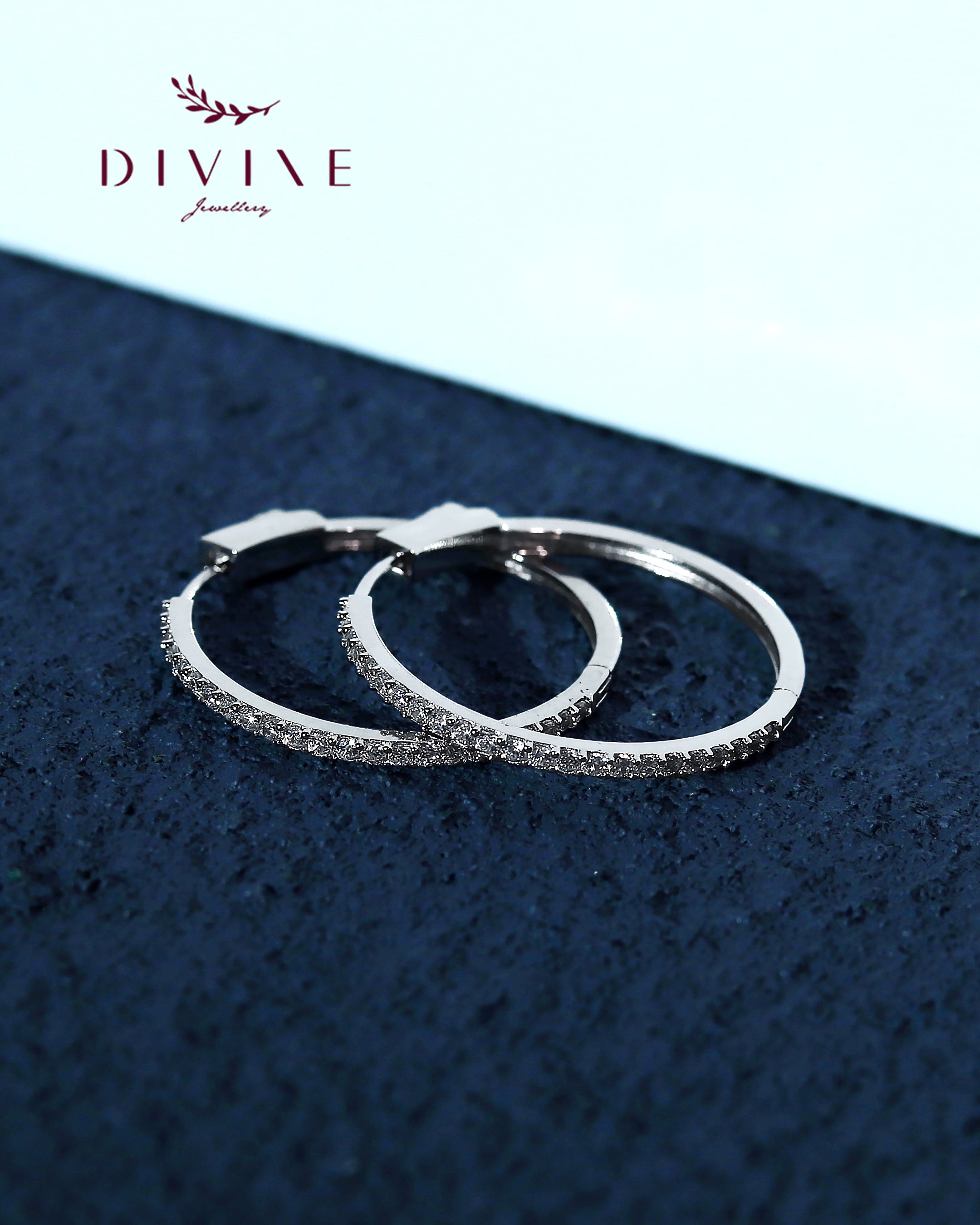 Silver earrings 115