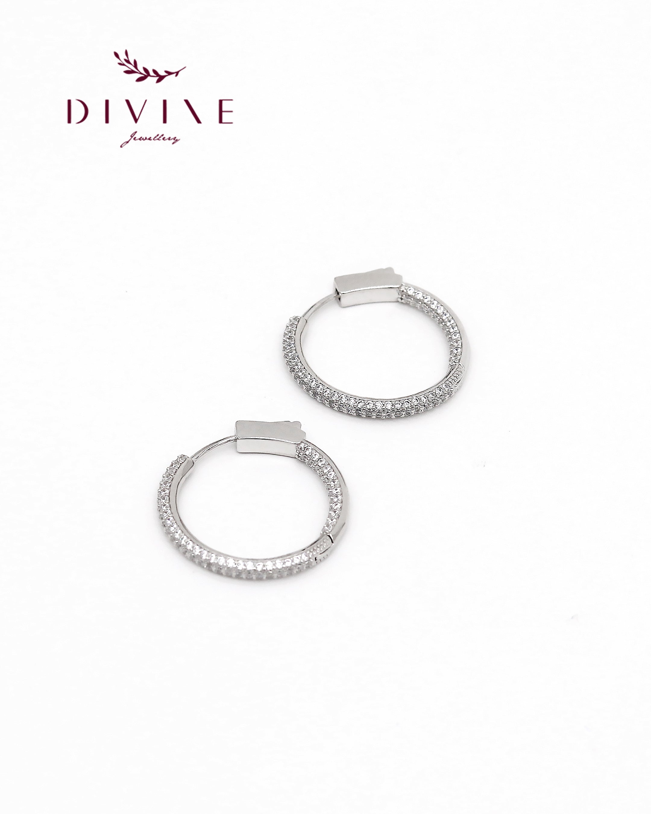 Silver earrings 107