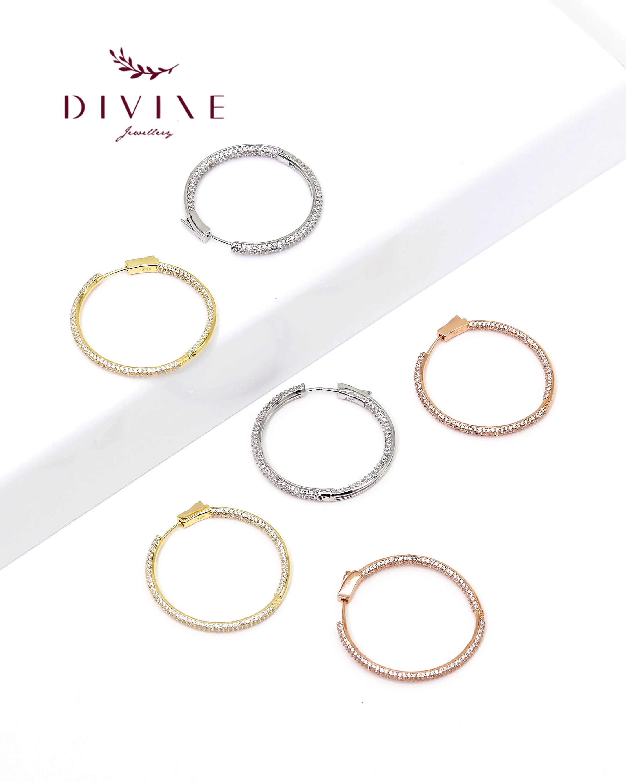Silver earrings 106