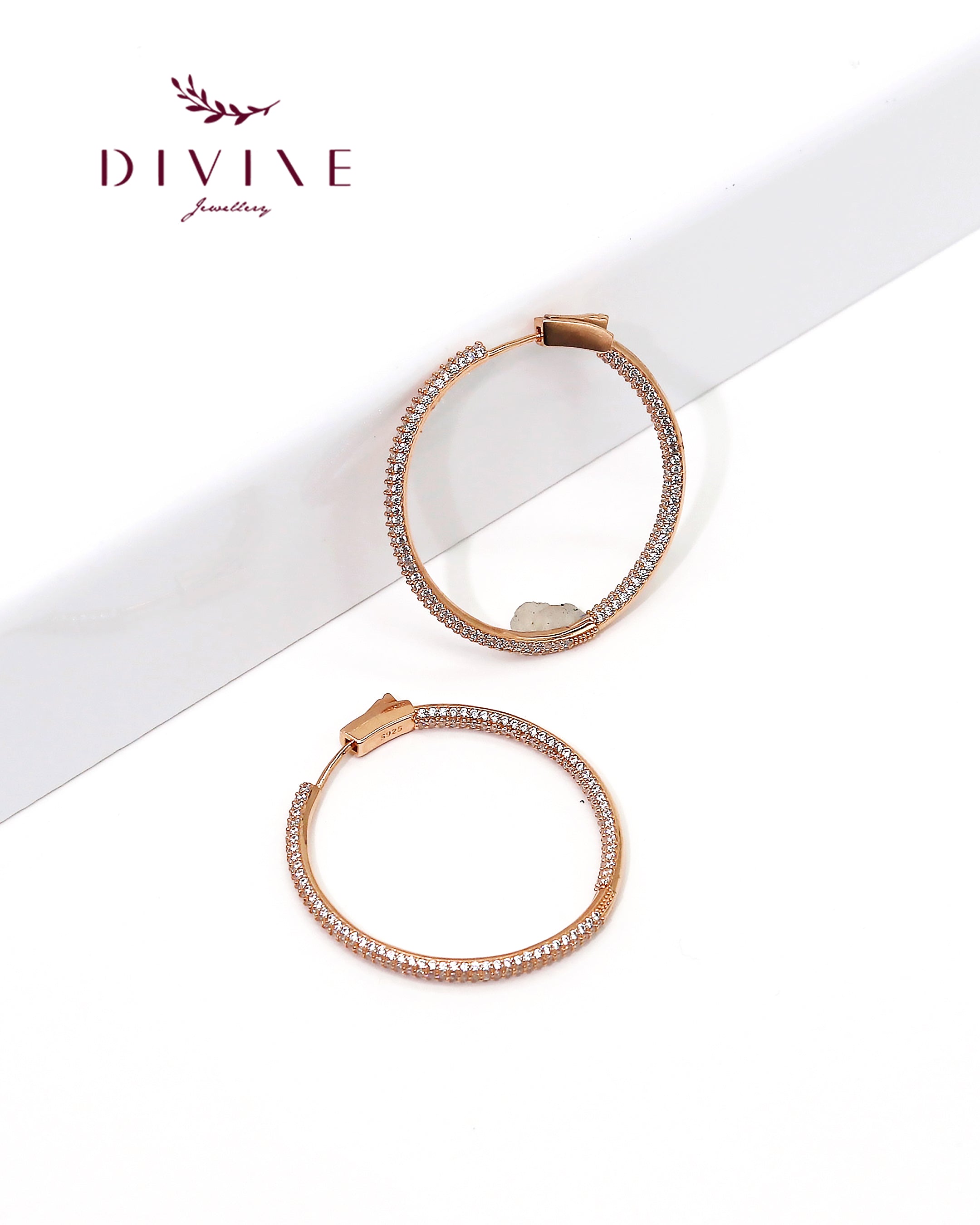 Silver earrings 106