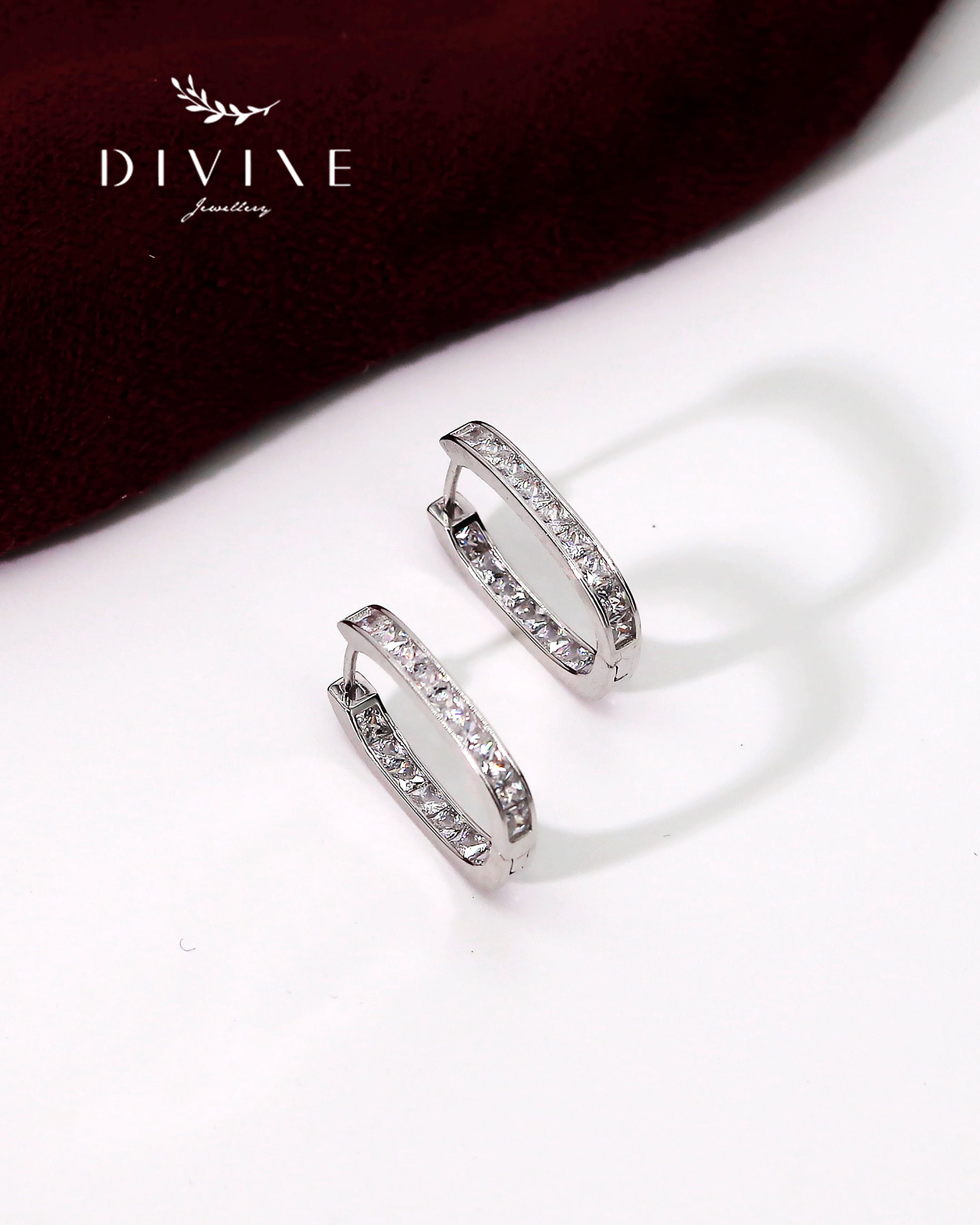 Silver earrings 119