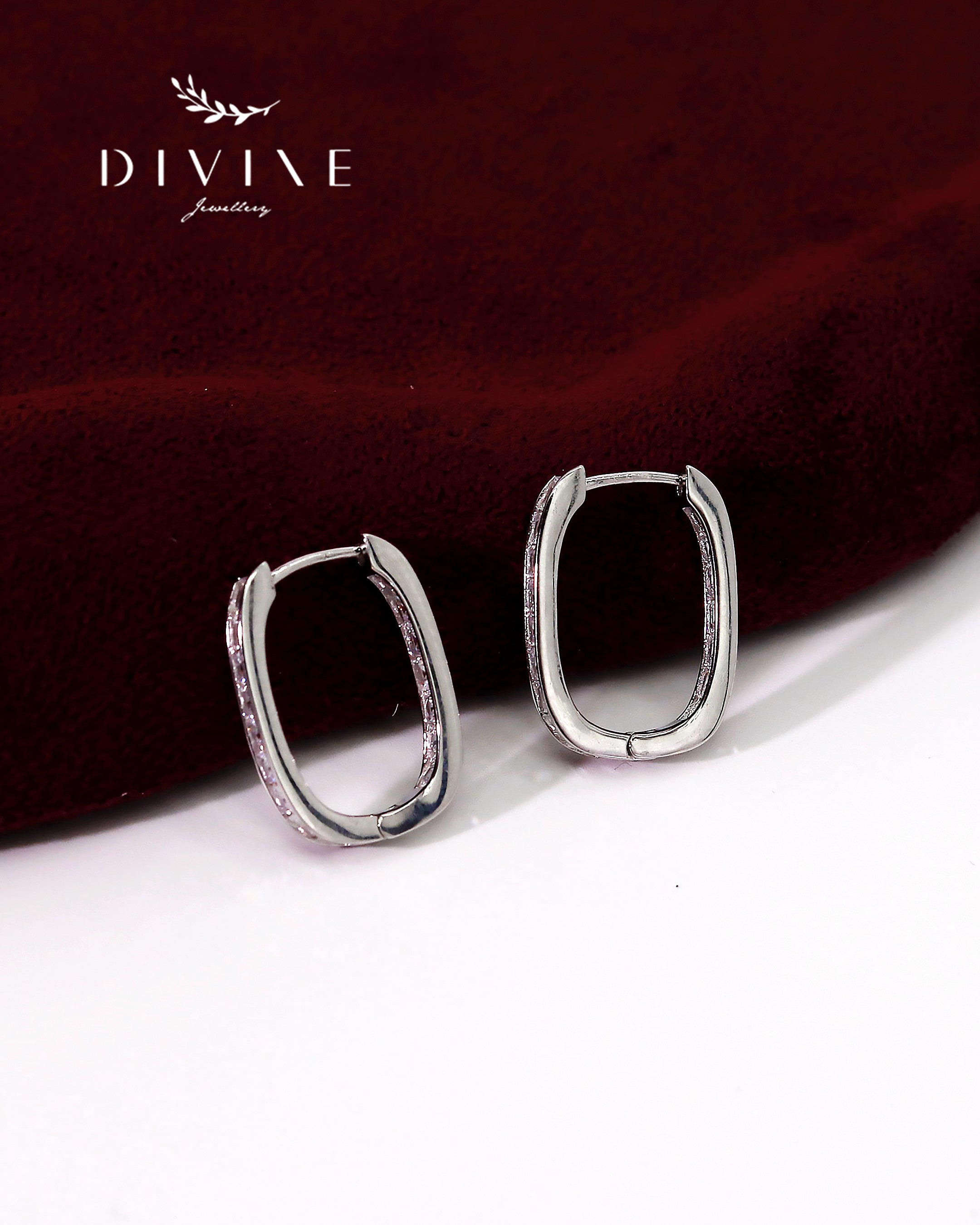 Silver earrings 119