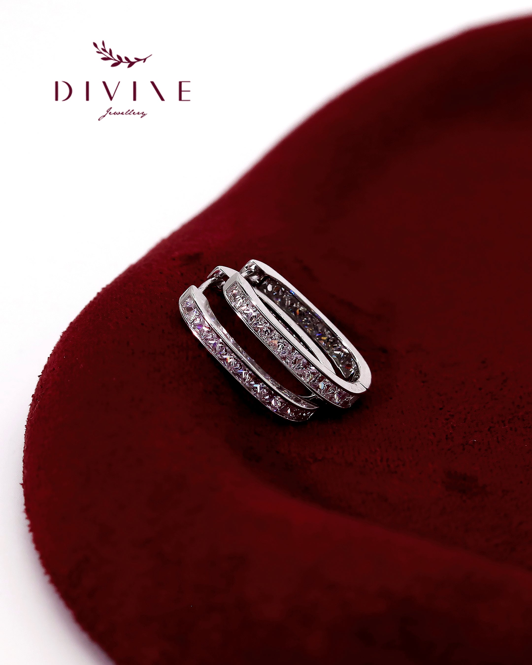 Silver earrings 119