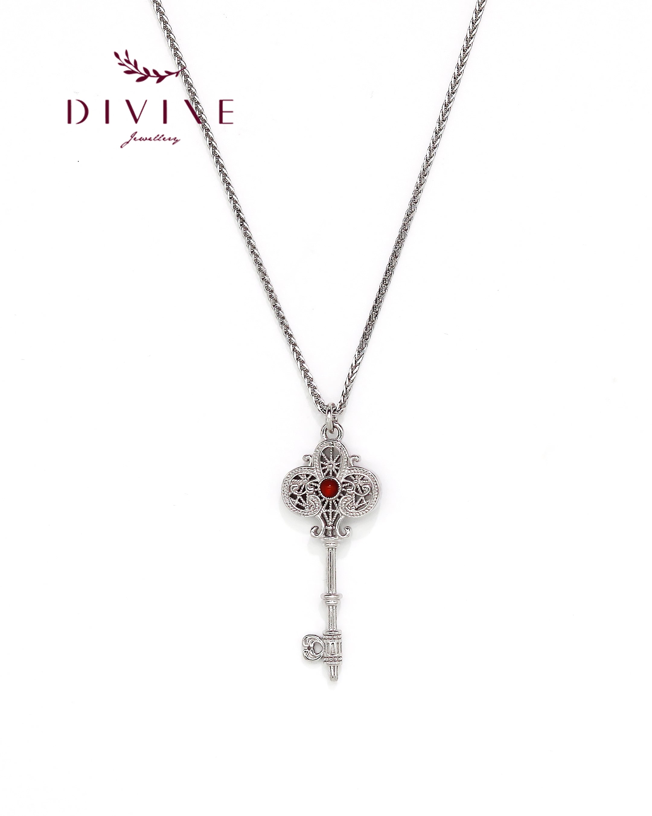 Silver Necklace 105