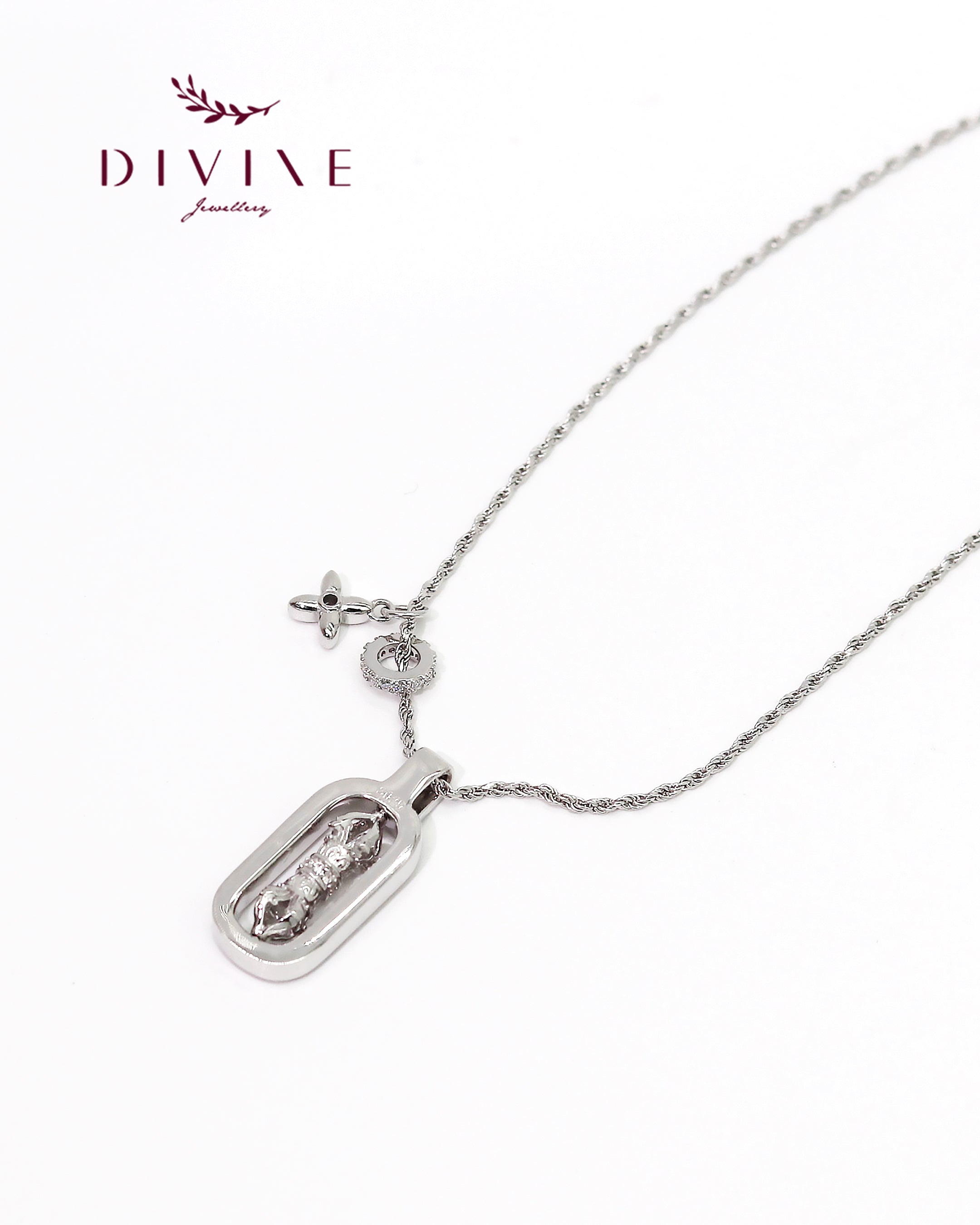 Silver Necklace 106