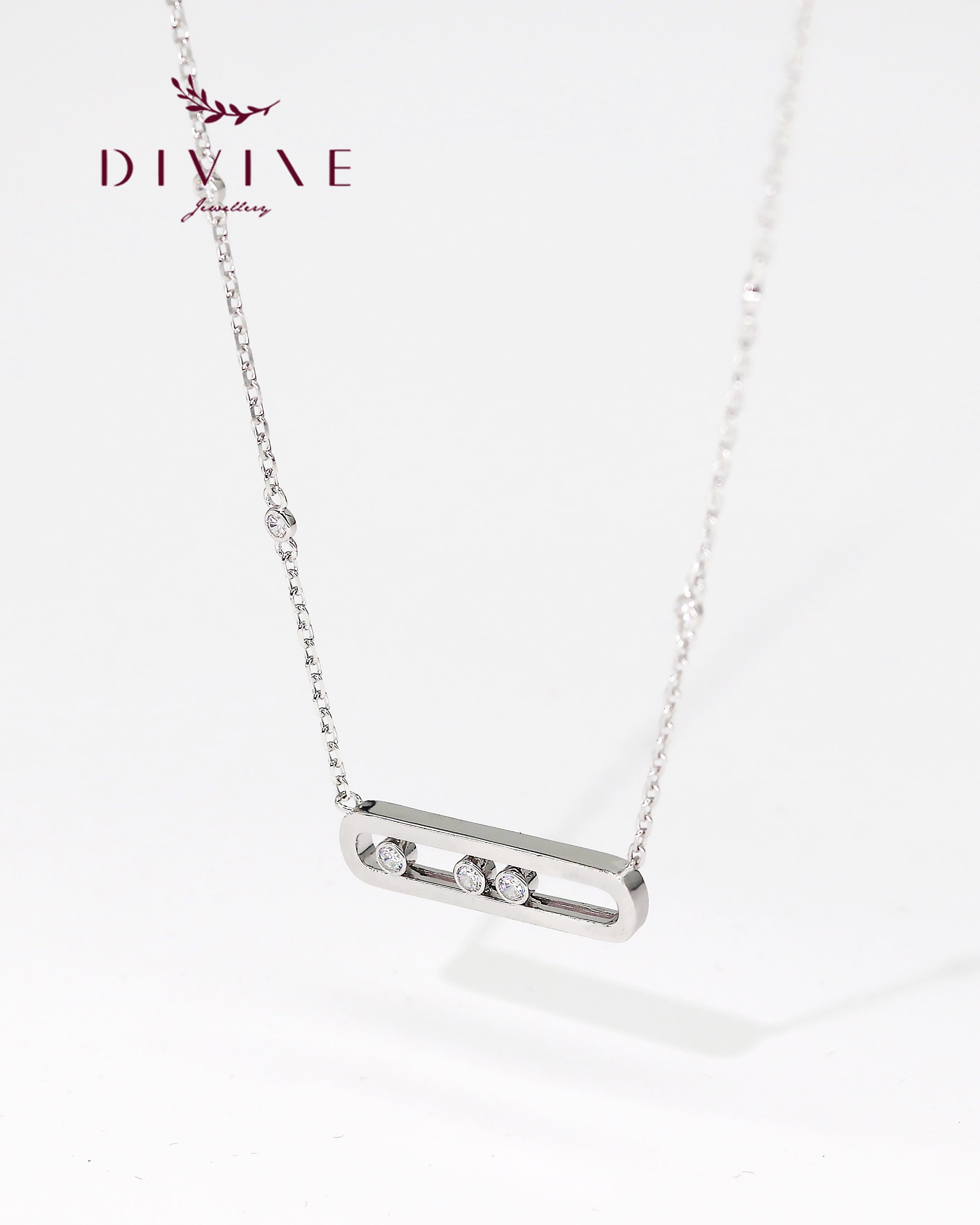 Silver Necklace 107