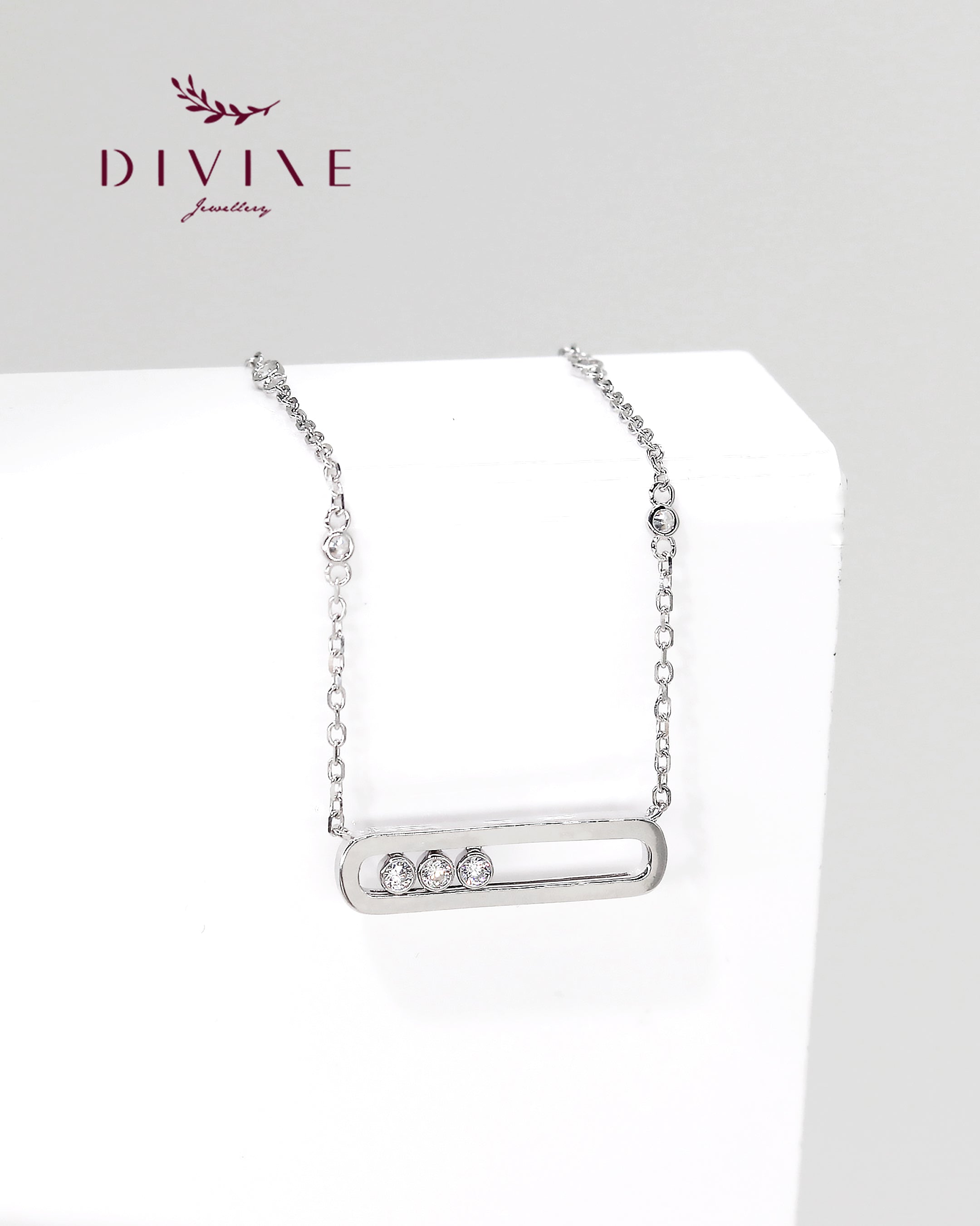 Silver Necklace 107