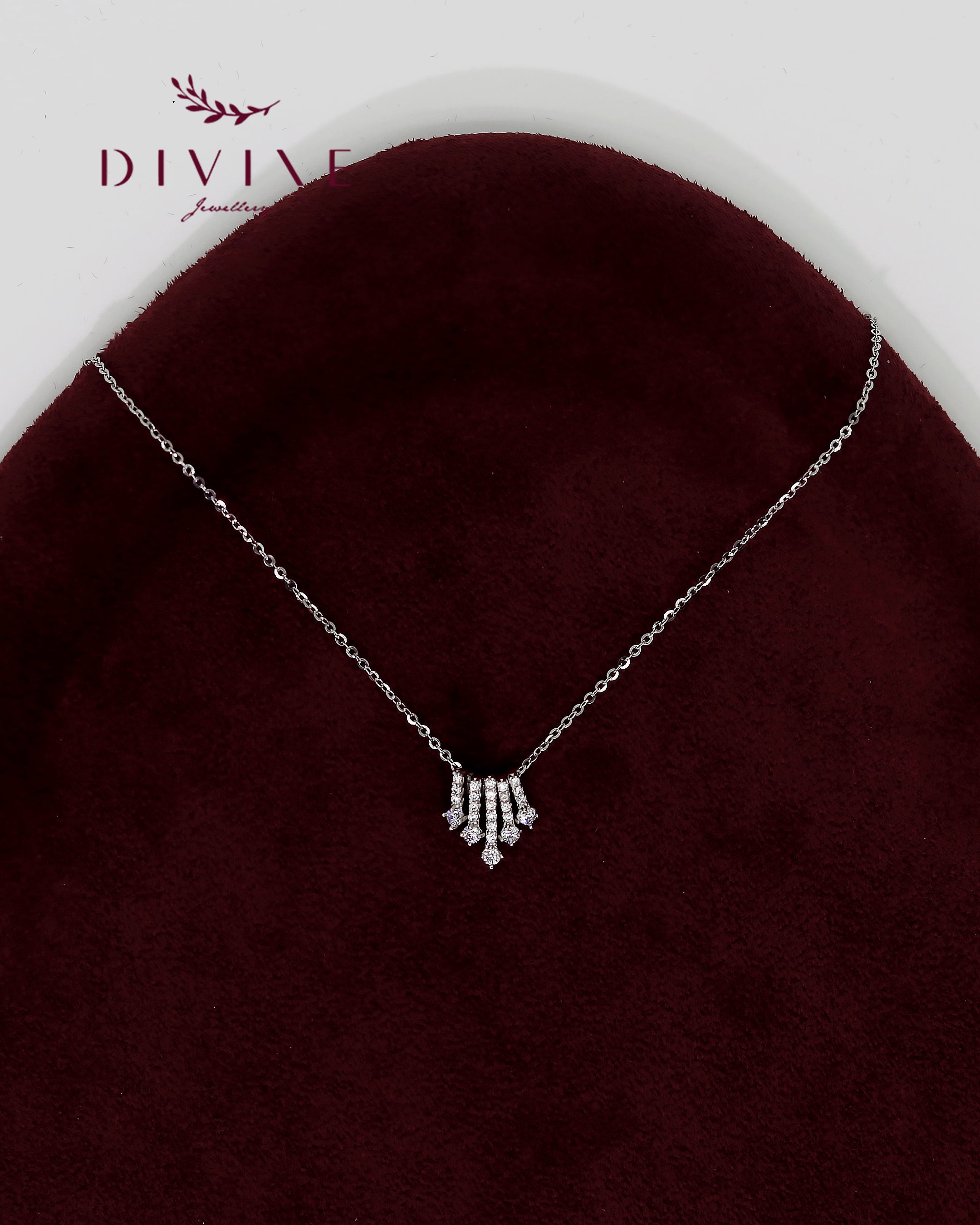 Silver Necklace 132