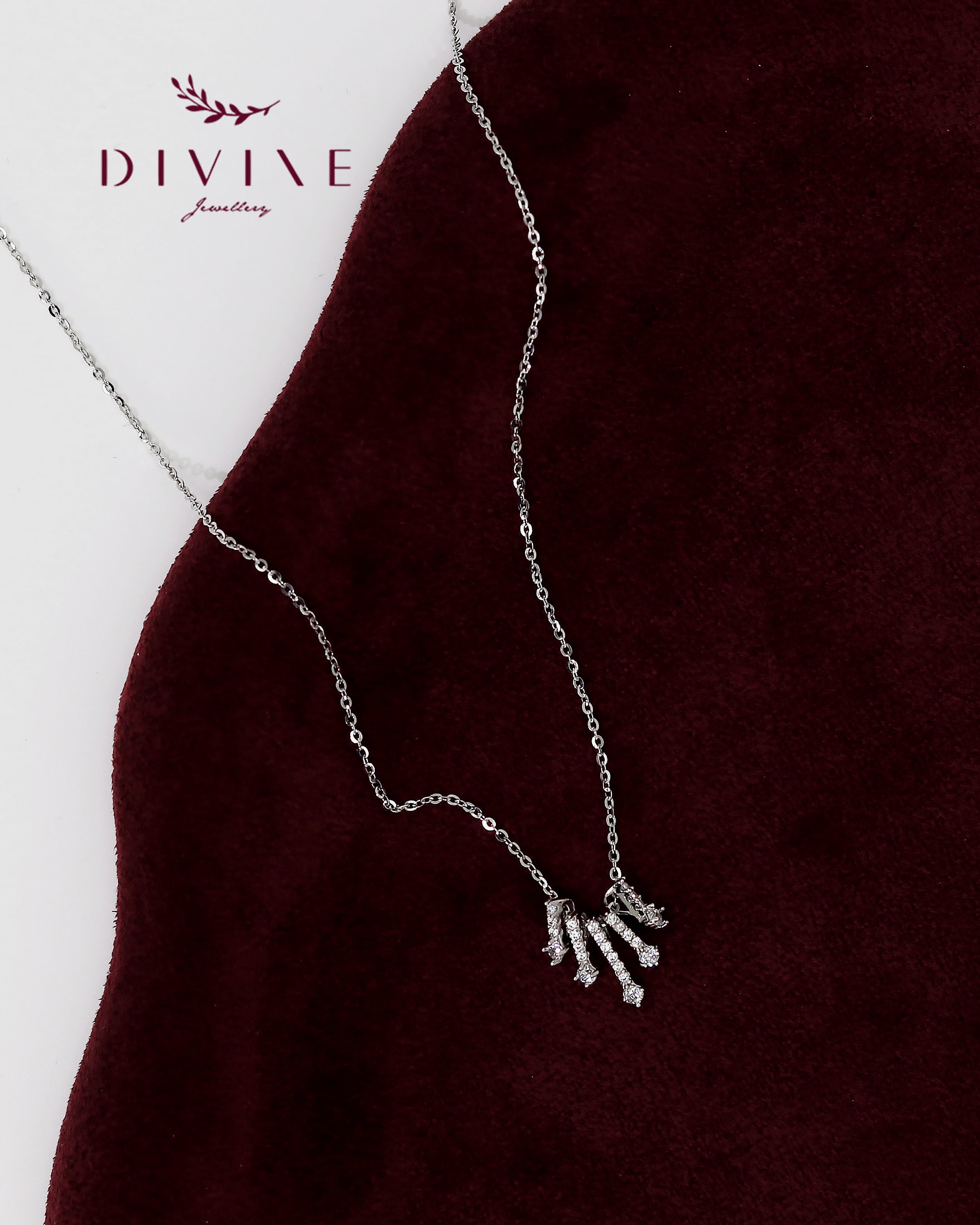 Silver Necklace 132