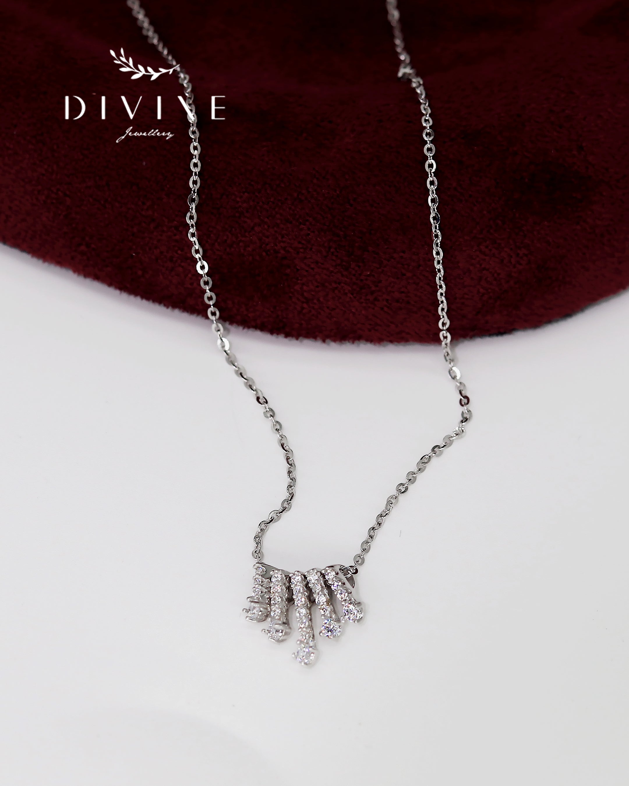 Silver Necklace 132