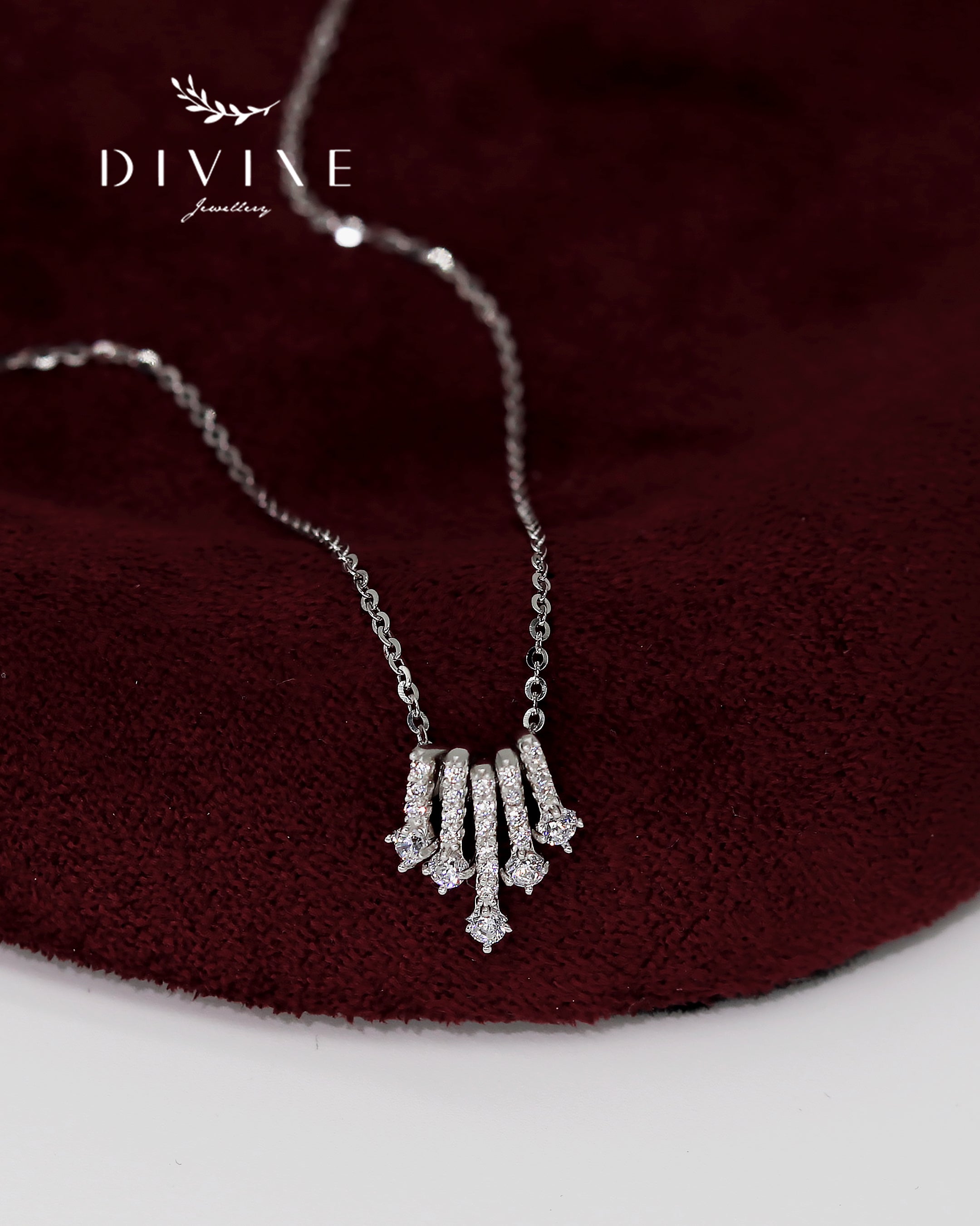 Silver Necklace 132