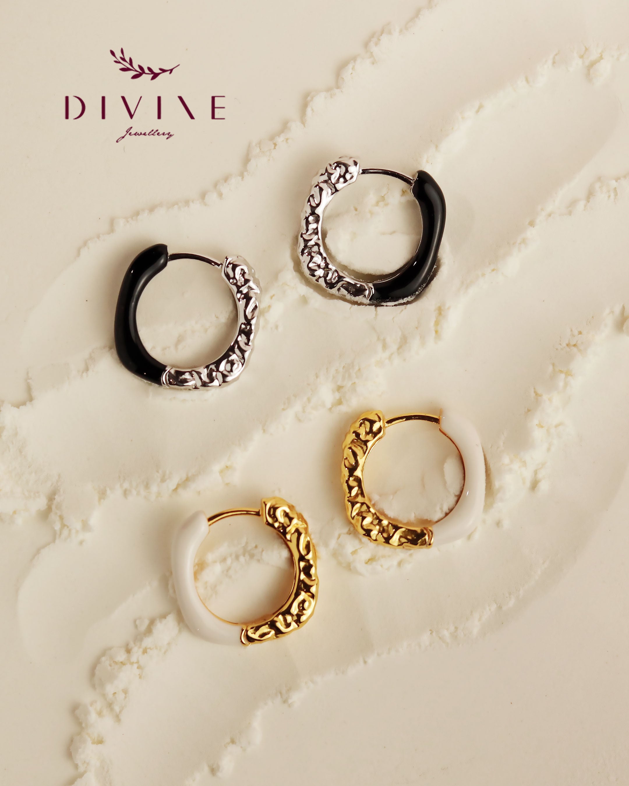 Silver earrings 163