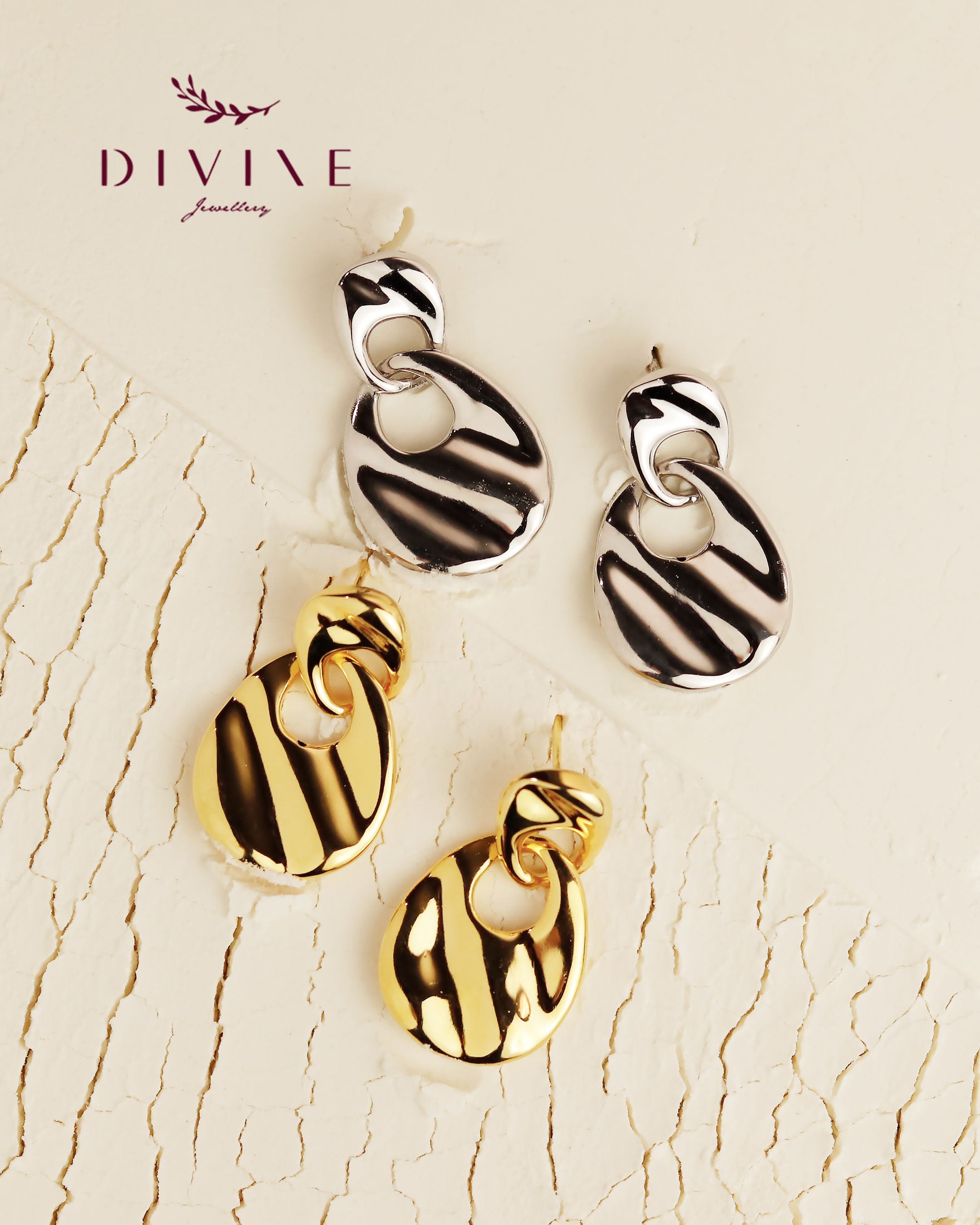 Silver earrings 127