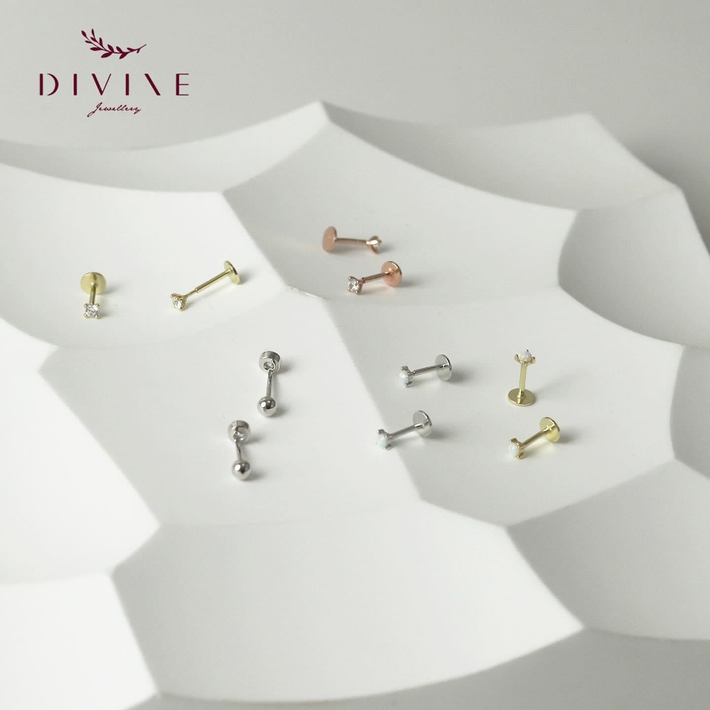 Silver Piercing earrings