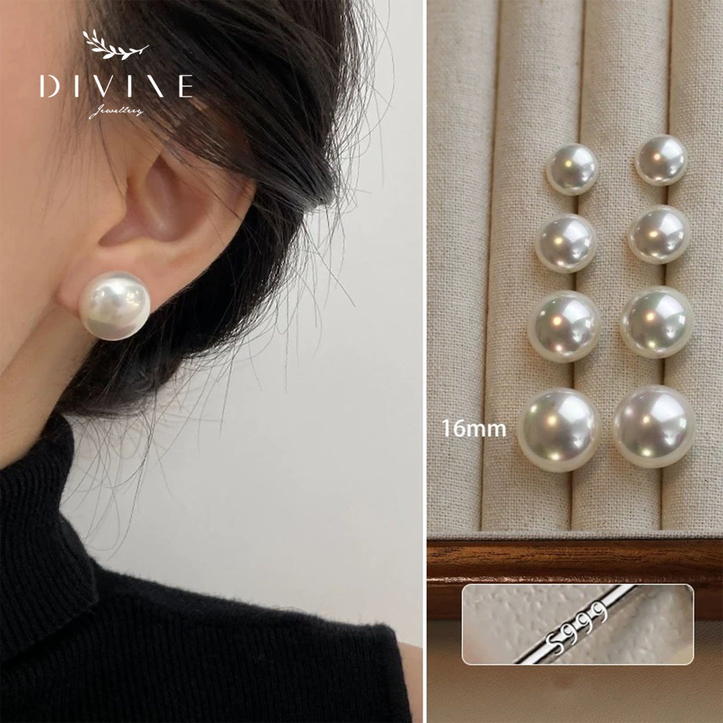 Silver earrings 068