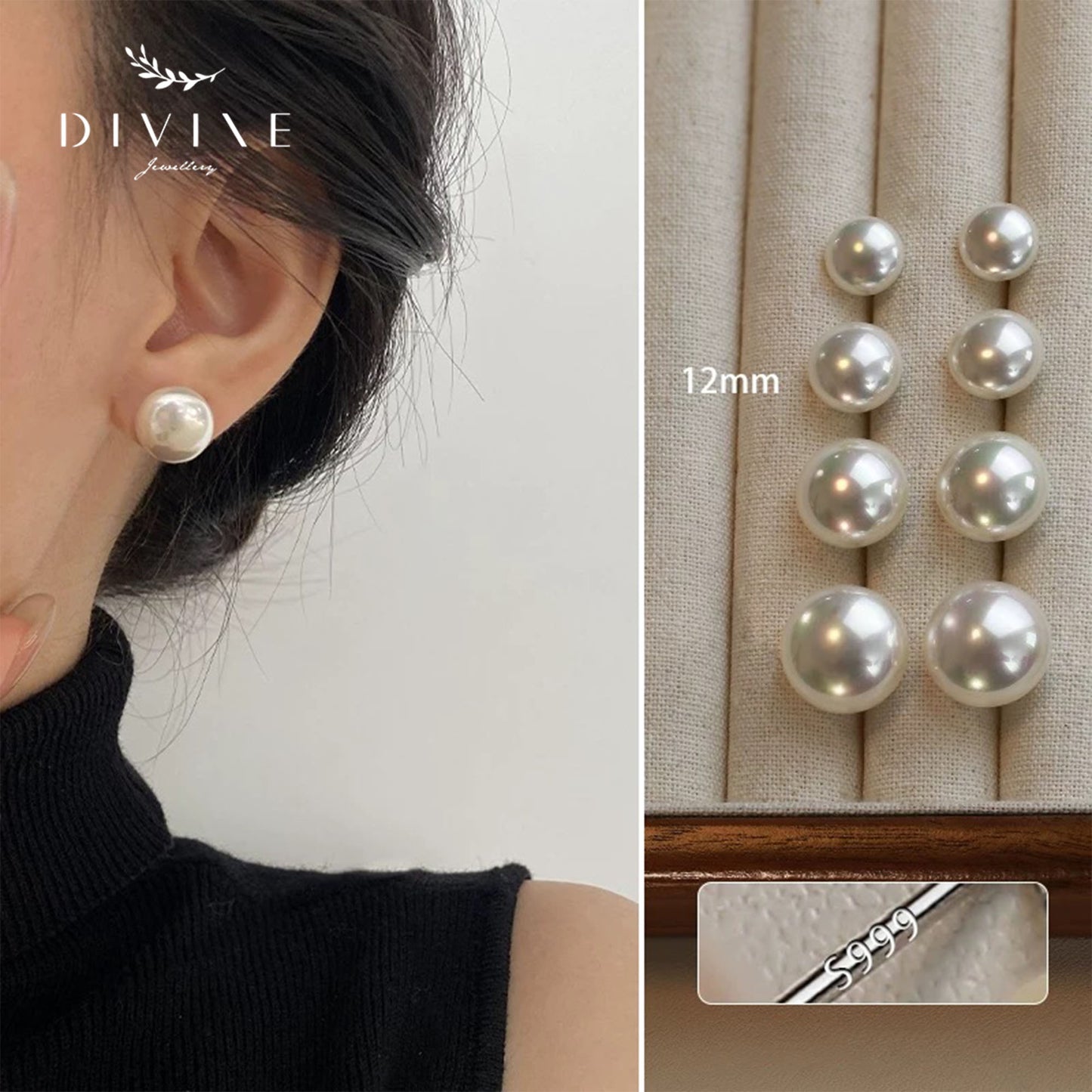 Silver earrings 068