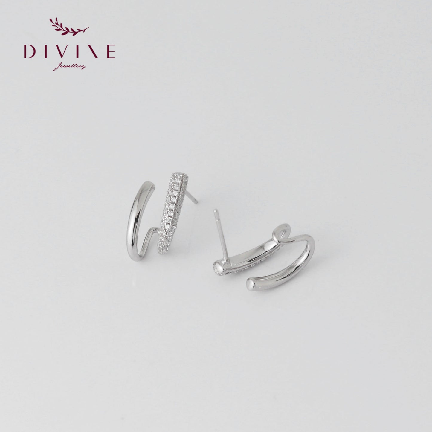 Silver earrings 035